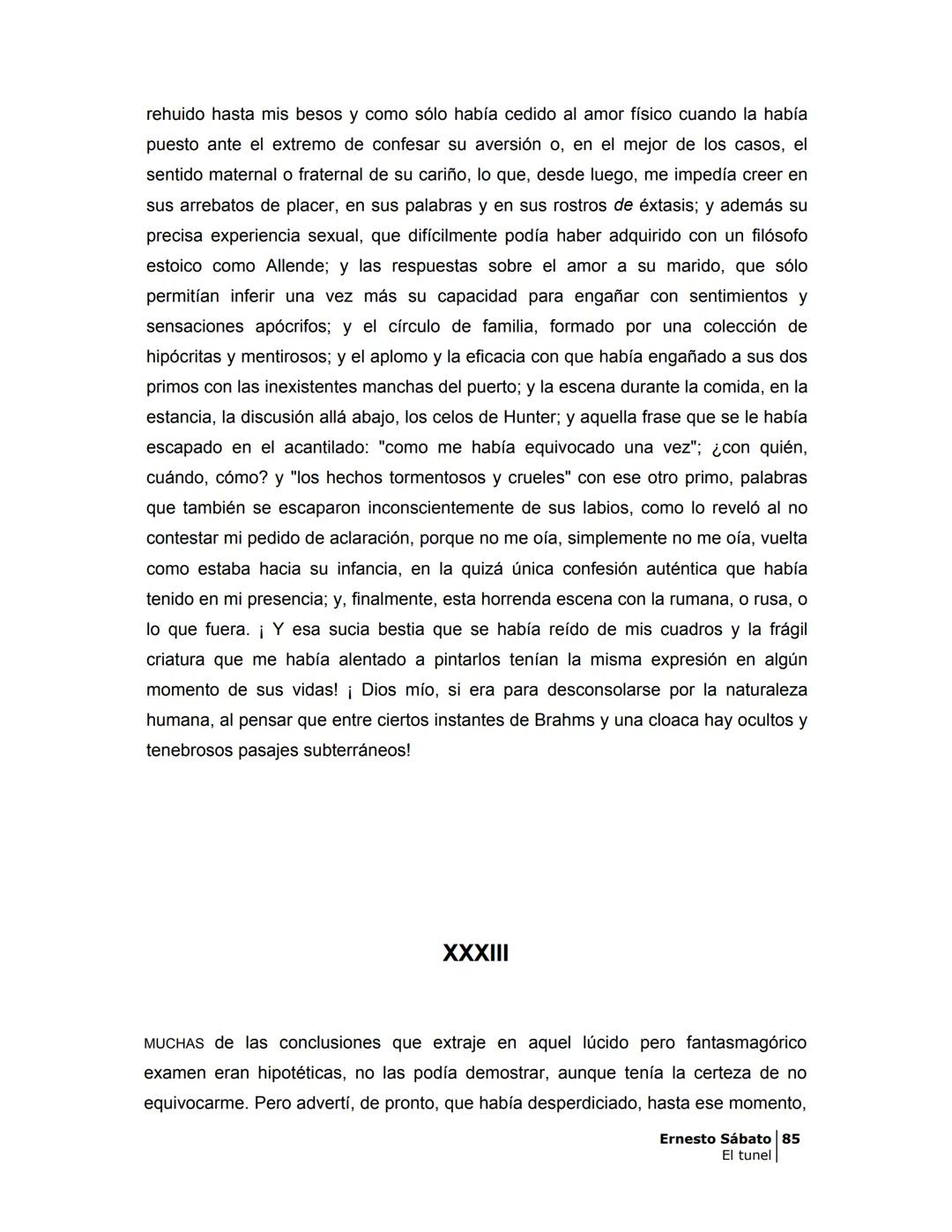 ## EL TÚNEL
ERNESTO SÁBAT0 ÍNDICE
I.
5
II
6
III
8
IV.
9
V
13
VI.
16
VII
19
VIII.
22
IX.
23
X.
28
XI.
30
XII.
31
XIII.
34
XIV
38
XV
39
XVI