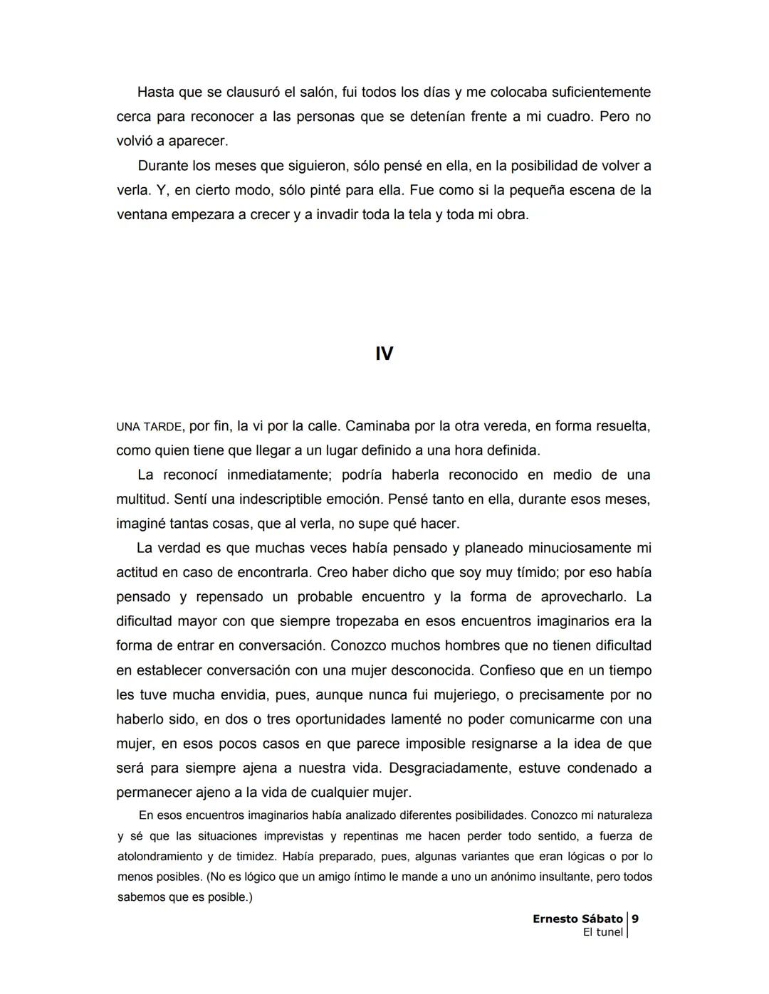 ## EL TÚNEL
ERNESTO SÁBAT0 ÍNDICE
I.
5
II
6
III
8
IV.
9
V
13
VI.
16
VII
19
VIII.
22
IX.
23
X.
28
XI.
30
XII.
31
XIII.
34
XIV
38
XV
39
XVI