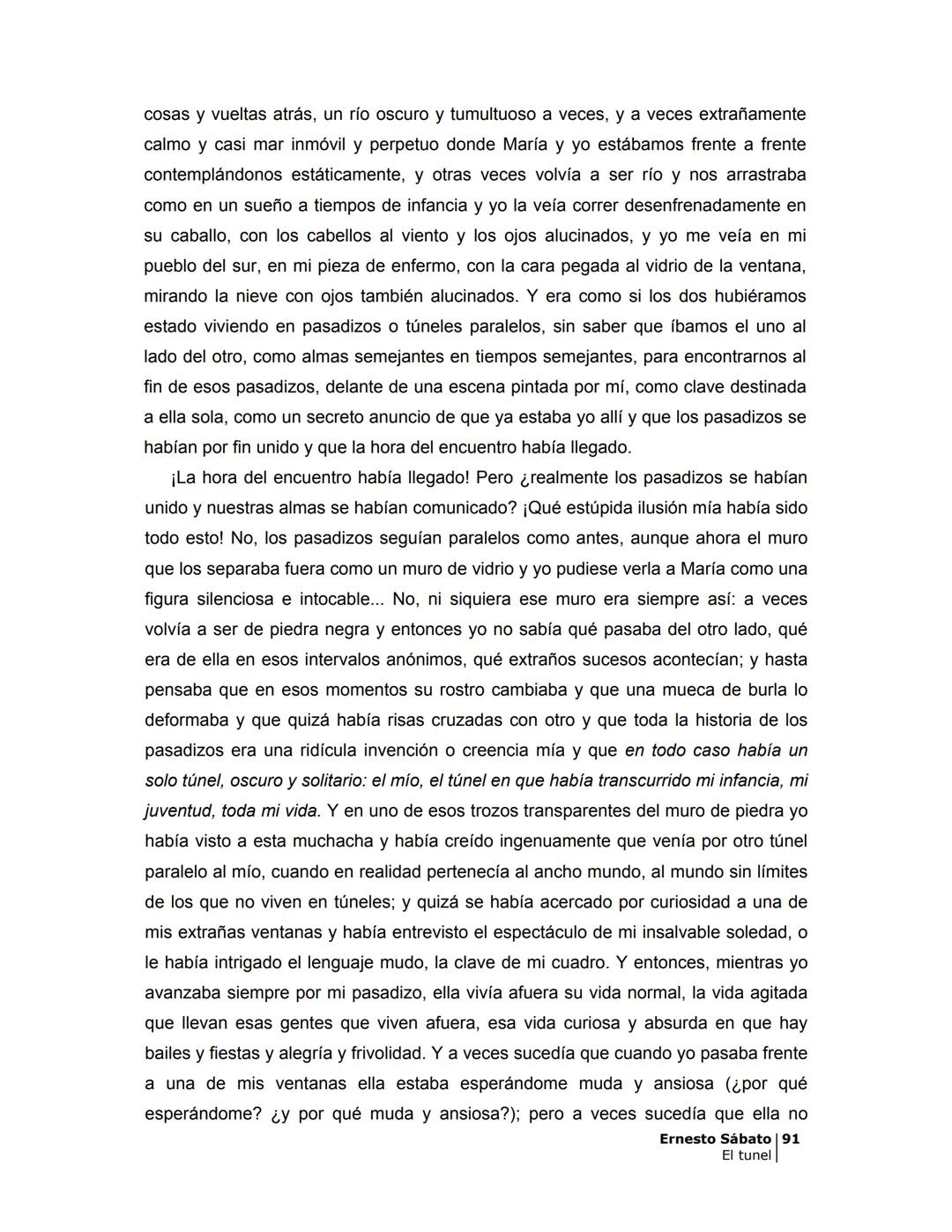 ## EL TÚNEL
ERNESTO SÁBAT0 ÍNDICE
I.
5
II
6
III
8
IV.
9
V
13
VI.
16
VII
19
VIII.
22
IX.
23
X.
28
XI.
30
XII.
31
XIII.
34
XIV
38
XV
39
XVI