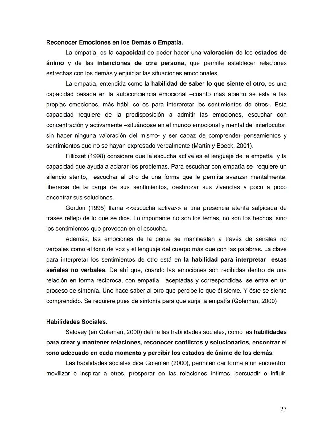 UNIVERSIDAD NACIONAL AUTONOMA DE MÉXICO
FACULTAD DE ESTUDIOS SUPERIORES
"ZARAGOZA"
DESARROLLO DE LA INTELIGENCIA EMOCIONAL
Y RELACIONES AFEC