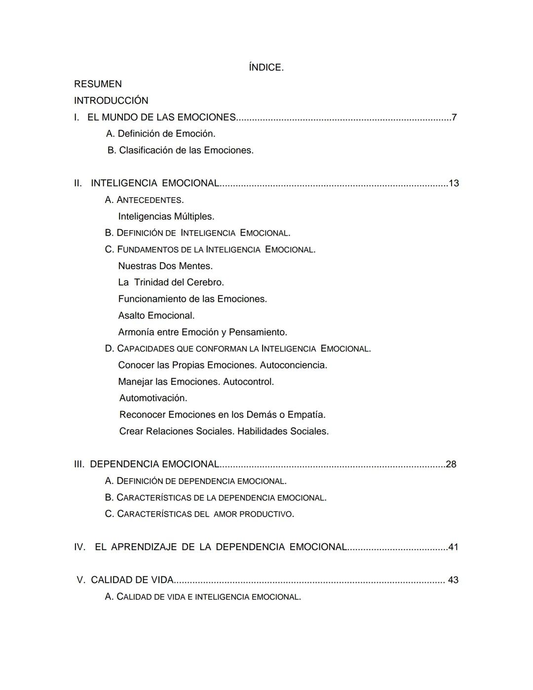 UNIVERSIDAD NACIONAL AUTONOMA DE MÉXICO
FACULTAD DE ESTUDIOS SUPERIORES
"ZARAGOZA"
DESARROLLO DE LA INTELIGENCIA EMOCIONAL
Y RELACIONES AFEC
