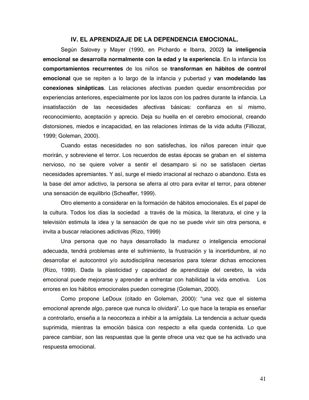 UNIVERSIDAD NACIONAL AUTONOMA DE MÉXICO
FACULTAD DE ESTUDIOS SUPERIORES
"ZARAGOZA"
DESARROLLO DE LA INTELIGENCIA EMOCIONAL
Y RELACIONES AFEC