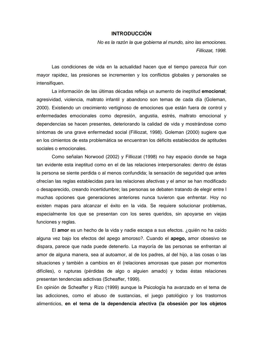 UNIVERSIDAD NACIONAL AUTONOMA DE MÉXICO
FACULTAD DE ESTUDIOS SUPERIORES
"ZARAGOZA"
DESARROLLO DE LA INTELIGENCIA EMOCIONAL
Y RELACIONES AFEC