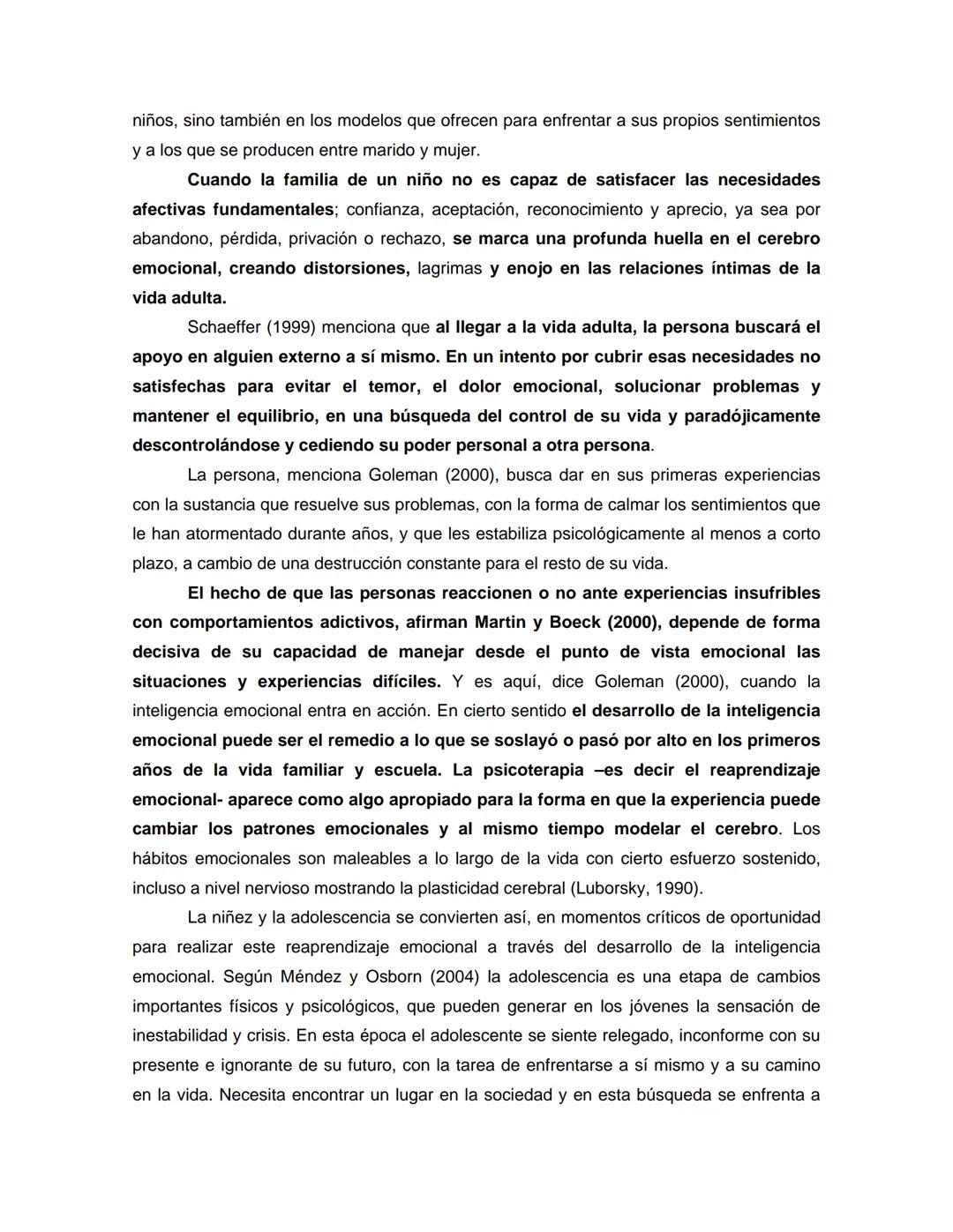 UNIVERSIDAD NACIONAL AUTONOMA DE MÉXICO
FACULTAD DE ESTUDIOS SUPERIORES
"ZARAGOZA"
DESARROLLO DE LA INTELIGENCIA EMOCIONAL
Y RELACIONES AFEC