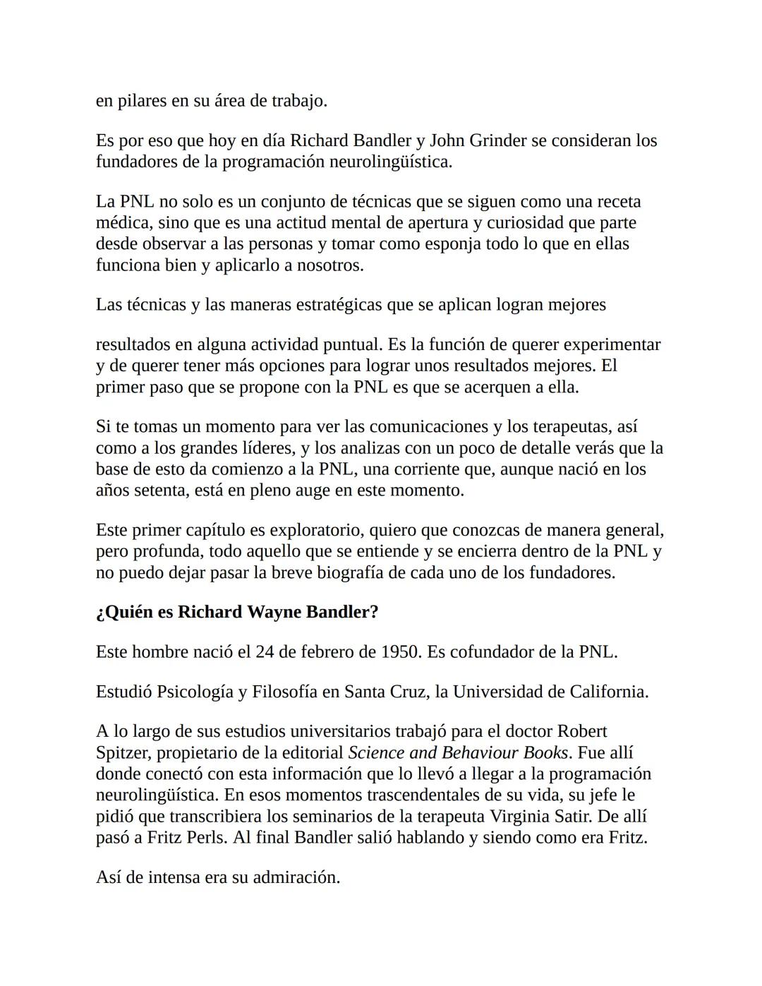 PNL
PARA PRINCIPIANTES
CLAVES PARA PERSUADIR, INFLUIR Y
ALCANZAR TU SUPERACIÓN PERSONAL
ZAID ASHER PNL
PARA PRINCIPIANTES
CLAVES PARA PERSU