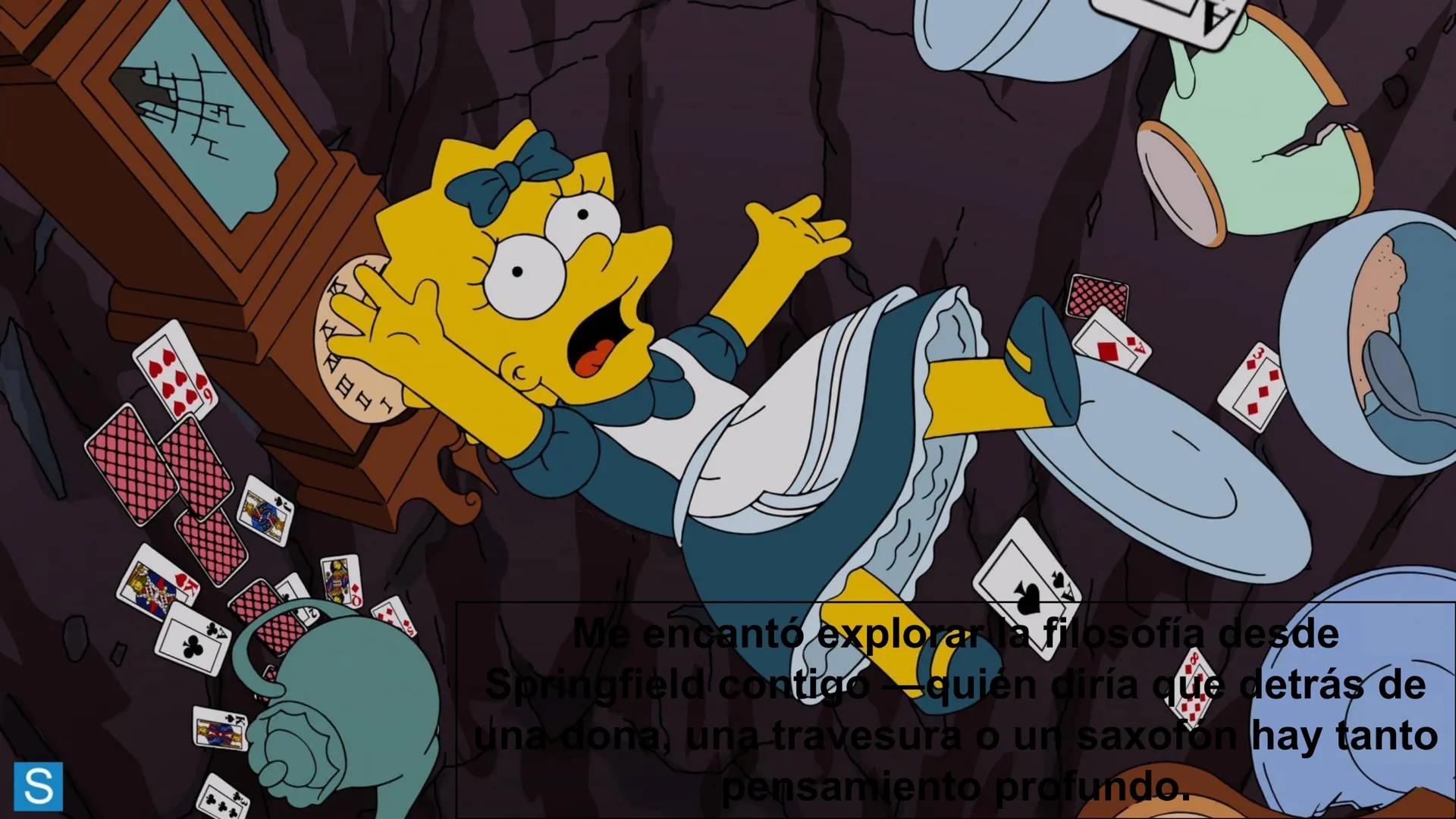 LOS SIMPSON Y LA
FILOSOFIA ## OBJETIVO
Reflexionar en
torno a los
problemas
filosóficos
presentes en la
serie y película
de los Simpson
fom