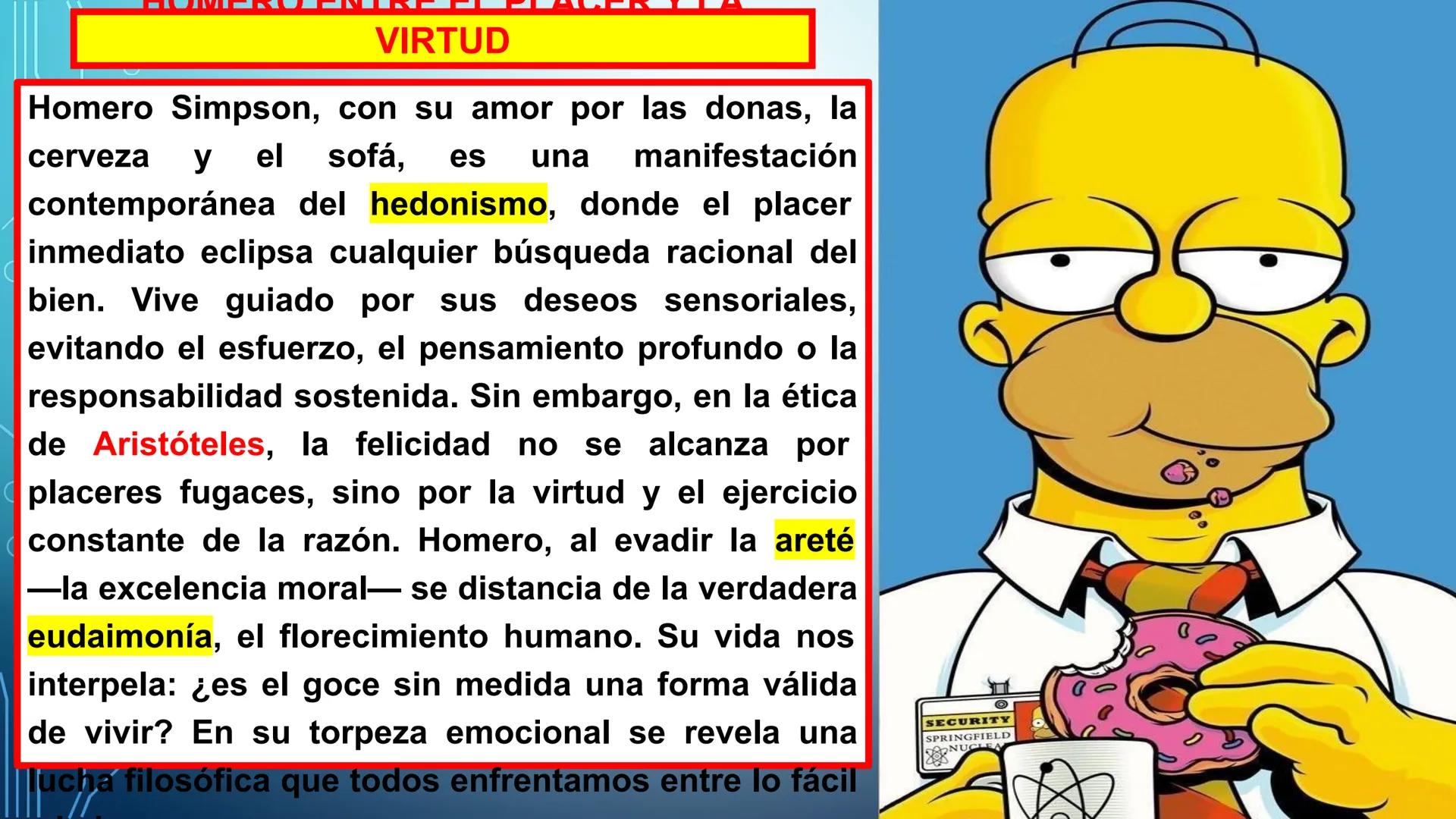 LOS SIMPSON Y LA
FILOSOFIA ## OBJETIVO
Reflexionar en
torno a los
problemas
filosóficos
presentes en la
serie y película
de los Simpson
fom