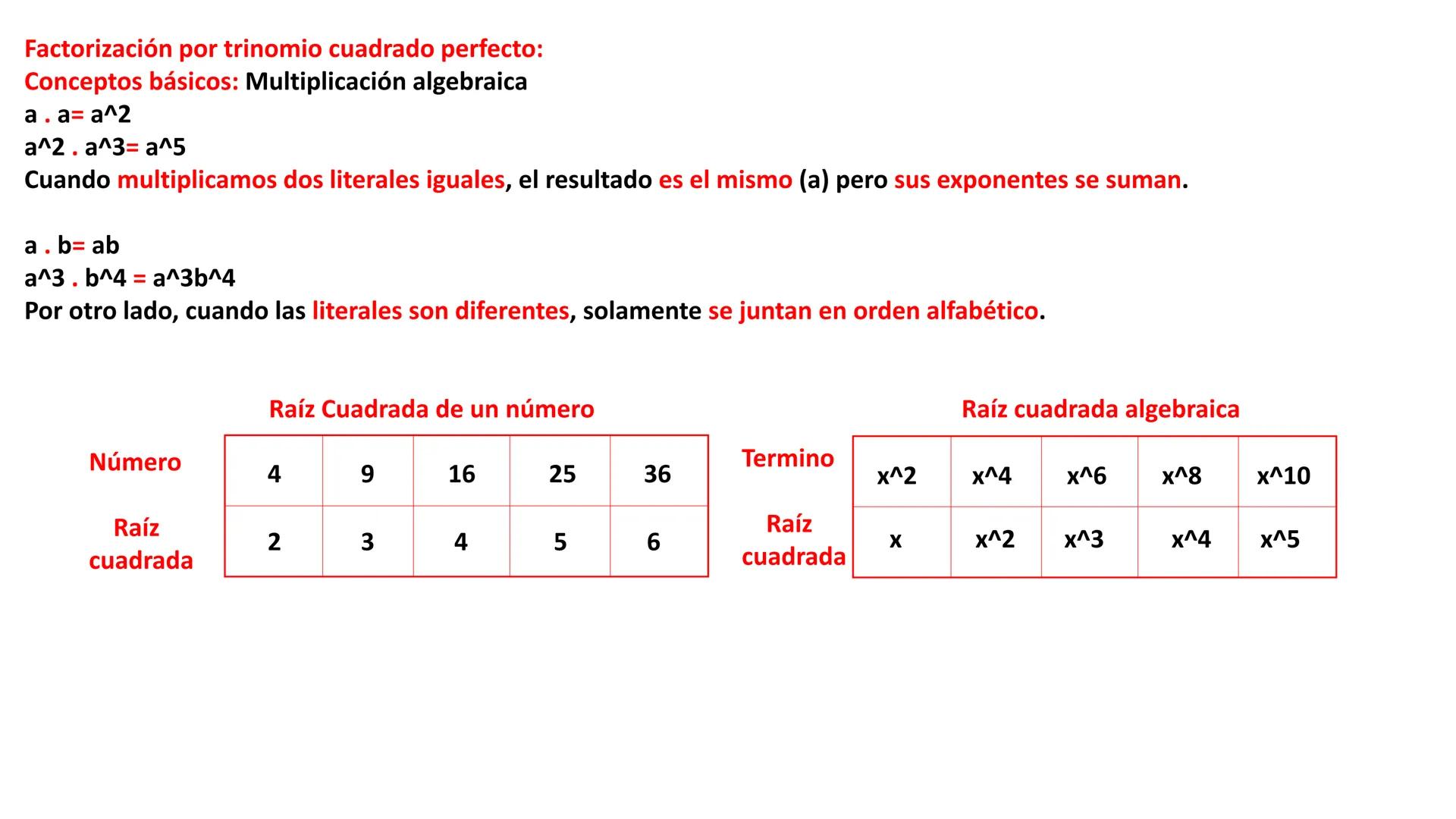 Factorización por factor común: La factorización es la descomposición de una expresión matemática en forma de
multiplicación.
Ejemplo: 4a +