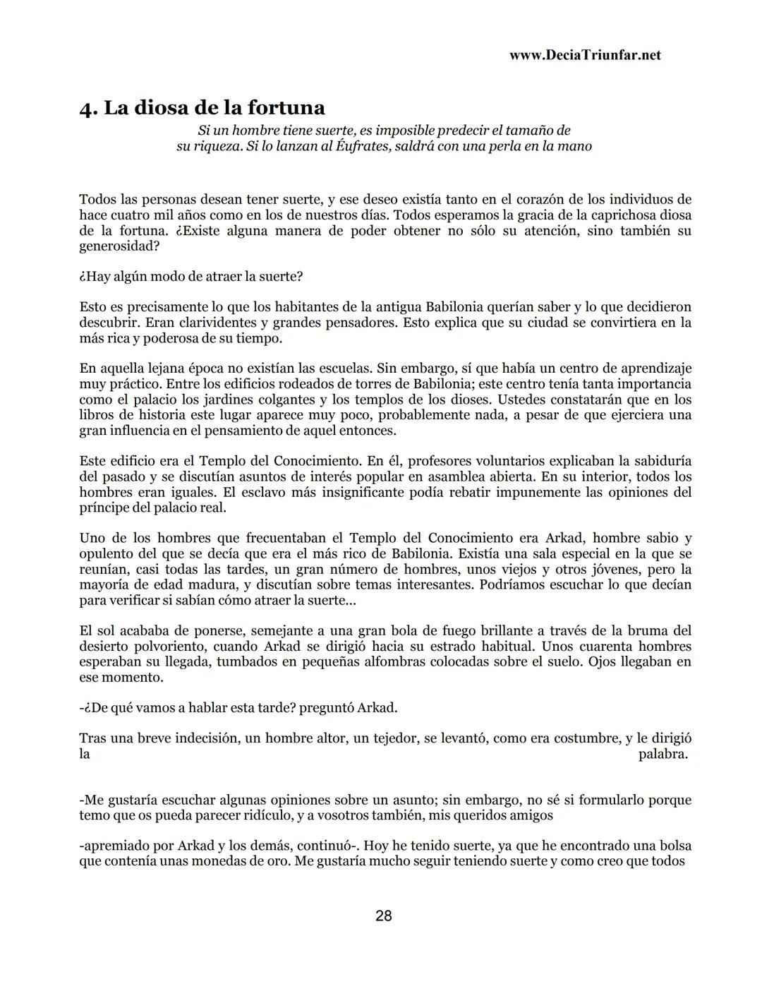 George S.
Clason
El hombre
Más rico de
Babilonia
www.DecidaTriunfar.net
G-libro
¡Regala
este
e-libro!
Enviało por
email a amigos,
filiares,