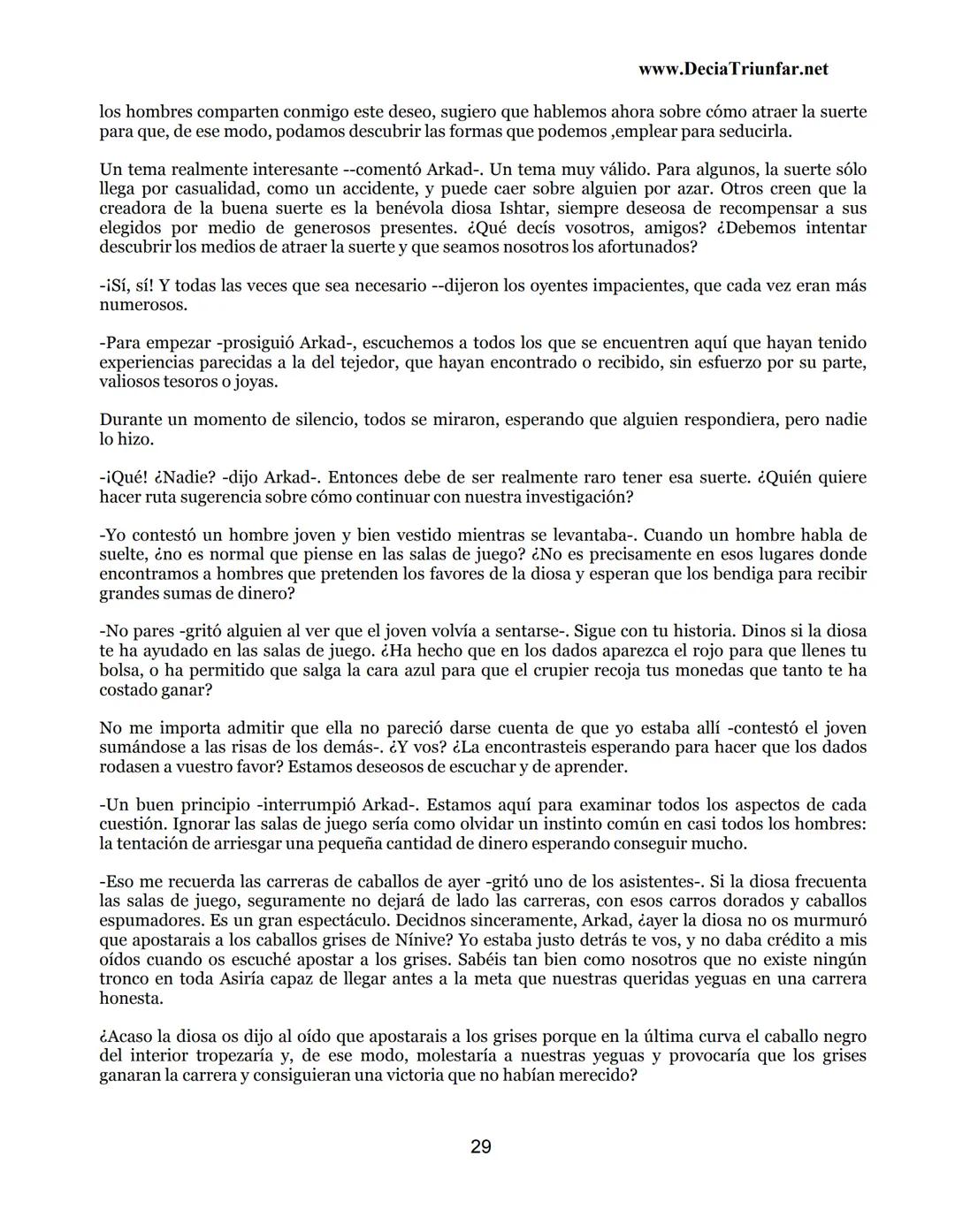 George S.
Clason
El hombre
Más rico de
Babilonia
www.DecidaTriunfar.net
G-libro
¡Regala
este
e-libro!
Enviało por
email a amigos,
filiares,