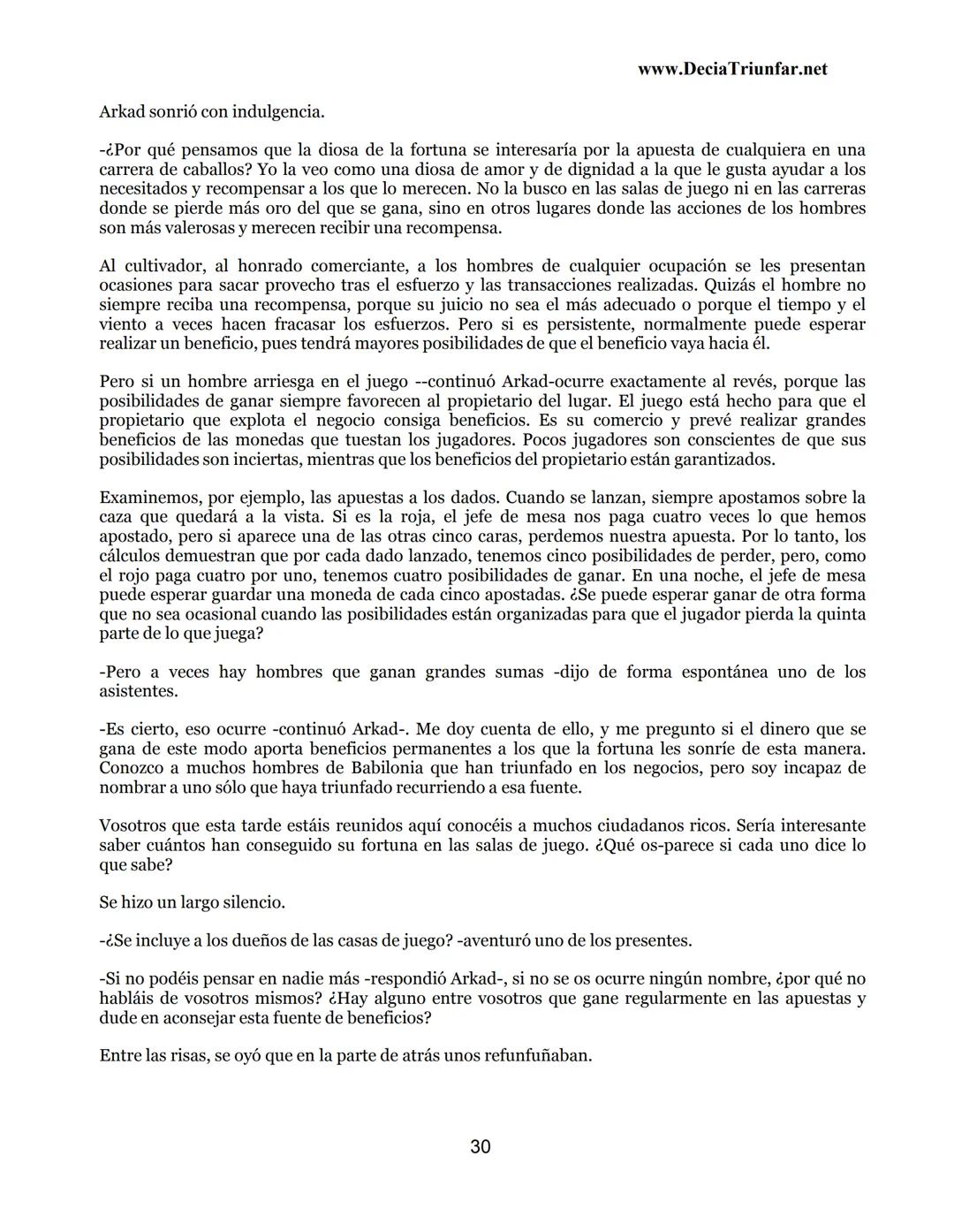 George S.
Clason
El hombre
Más rico de
Babilonia
www.DecidaTriunfar.net
G-libro
¡Regala
este
e-libro!
Enviało por
email a amigos,
filiares,