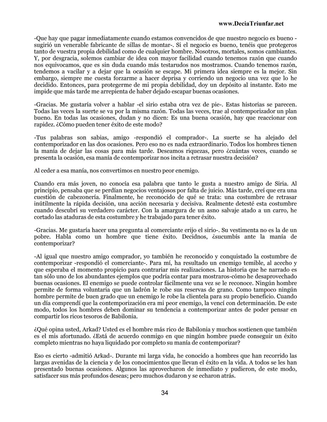 George S.
Clason
El hombre
Más rico de
Babilonia
www.DecidaTriunfar.net
G-libro
¡Regala
este
e-libro!
Enviało por
email a amigos,
filiares,