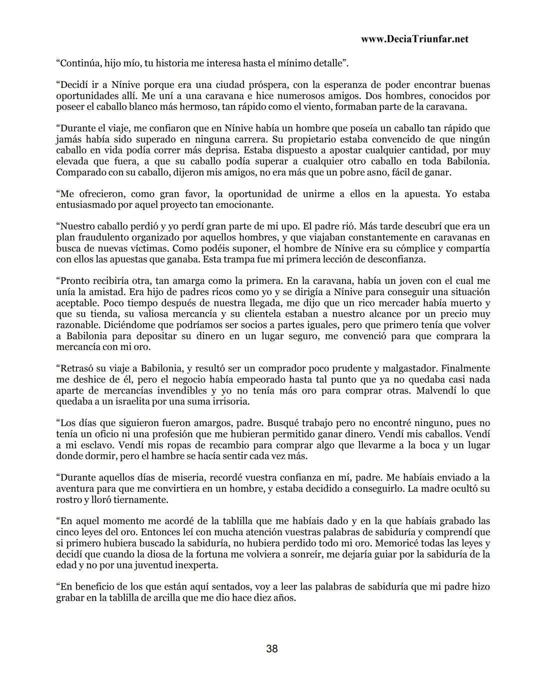 George S.
Clason
El hombre
Más rico de
Babilonia
www.DecidaTriunfar.net
G-libro
¡Regala
este
e-libro!
Enviało por
email a amigos,
filiares,
