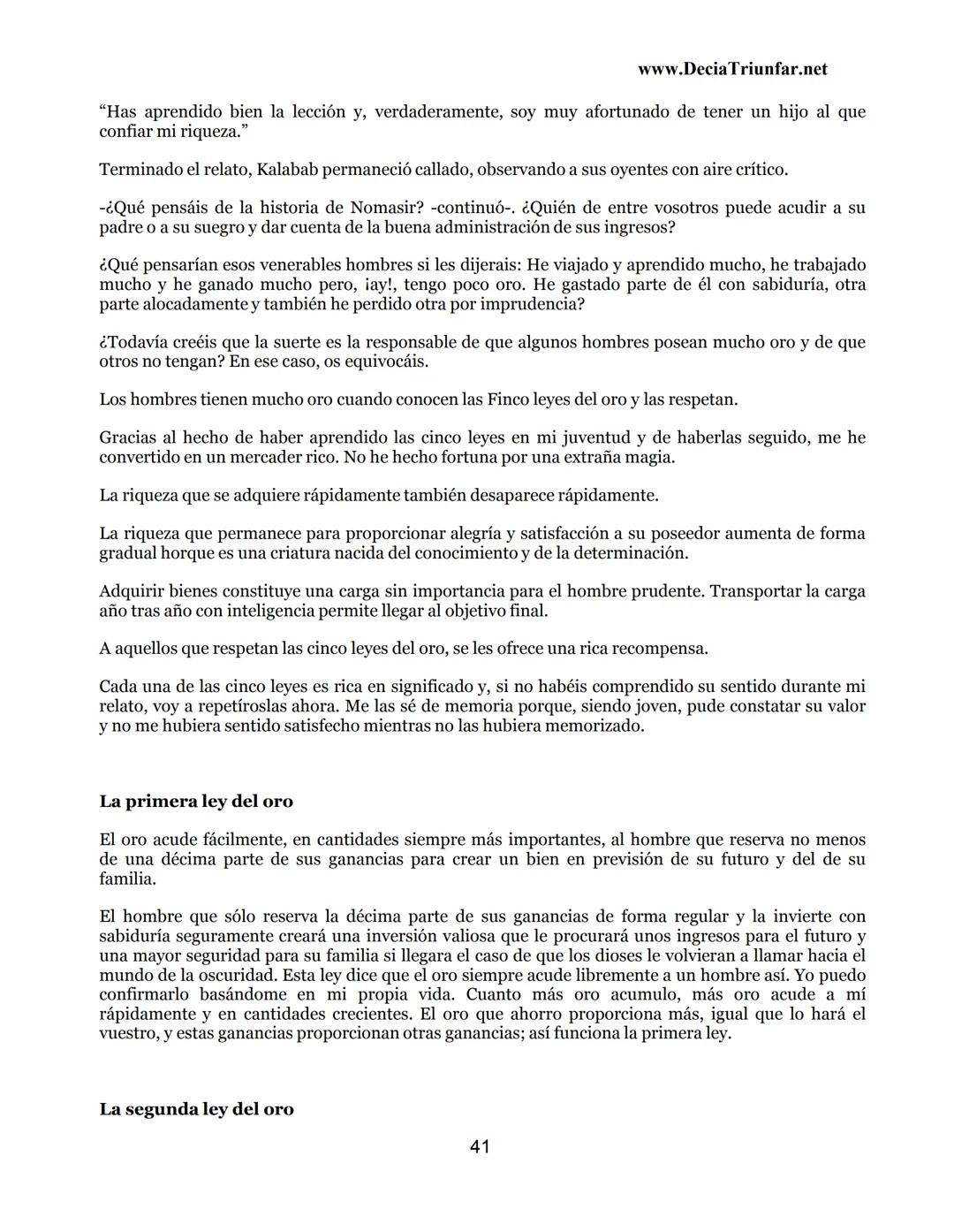 George S.
Clason
El hombre
Más rico de
Babilonia
www.DecidaTriunfar.net
G-libro
¡Regala
este
e-libro!
Enviało por
email a amigos,
filiares,