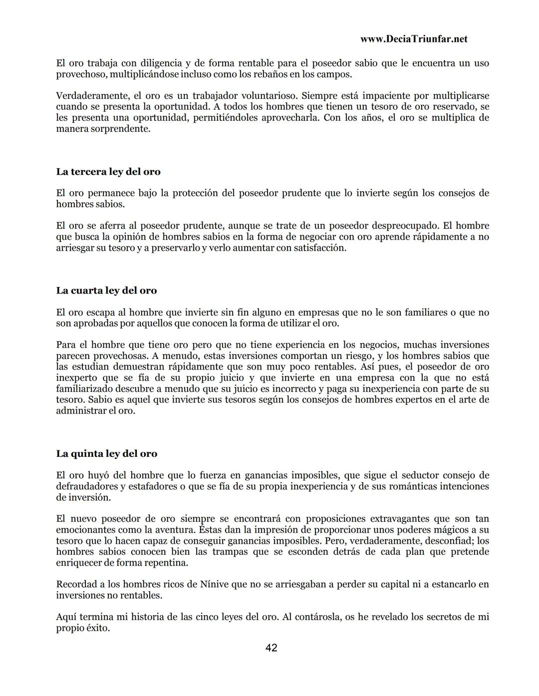 George S.
Clason
El hombre
Más rico de
Babilonia
www.DecidaTriunfar.net
G-libro
¡Regala
este
e-libro!
Enviało por
email a amigos,
filiares,