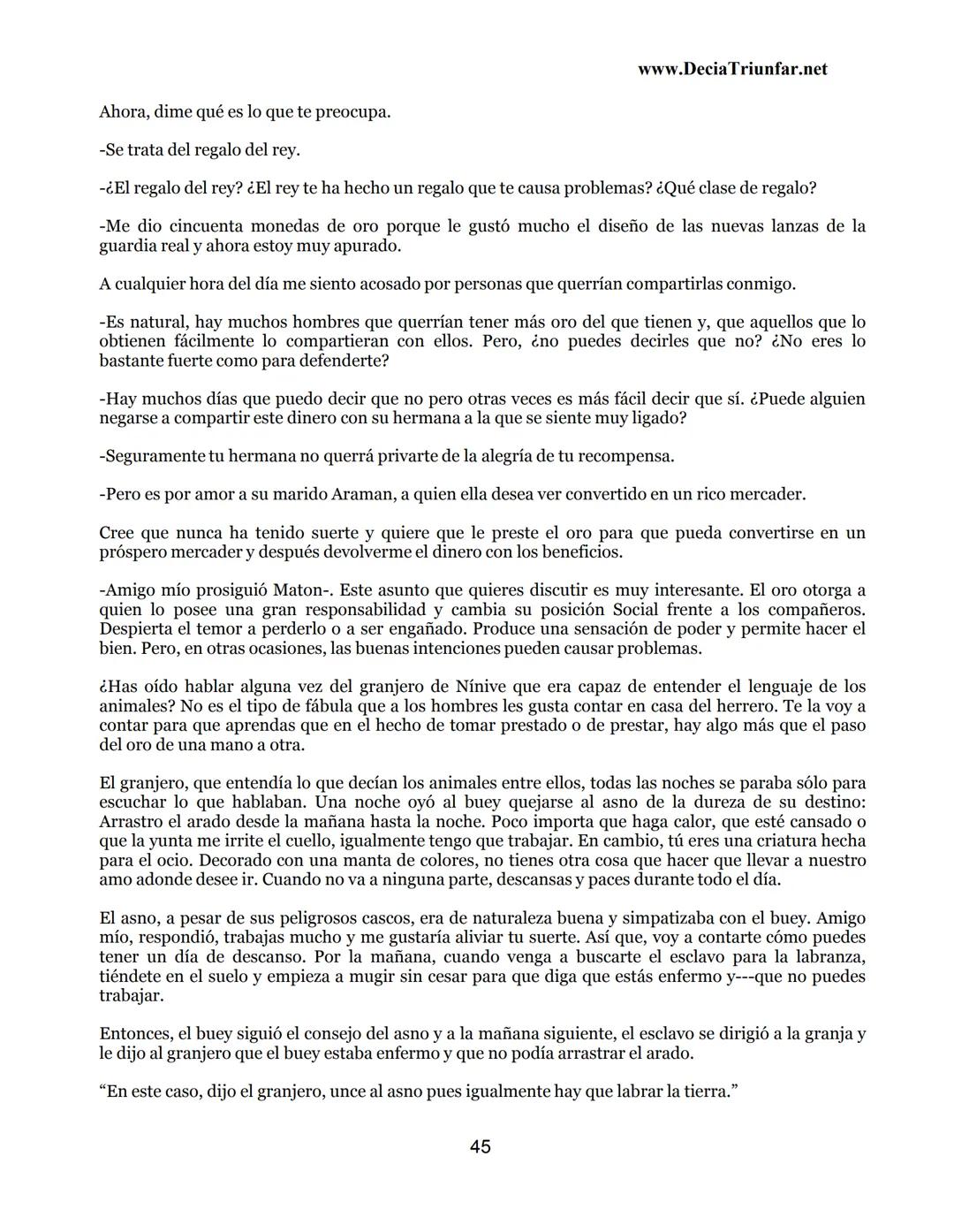 George S.
Clason
El hombre
Más rico de
Babilonia
www.DecidaTriunfar.net
G-libro
¡Regala
este
e-libro!
Enviało por
email a amigos,
filiares,