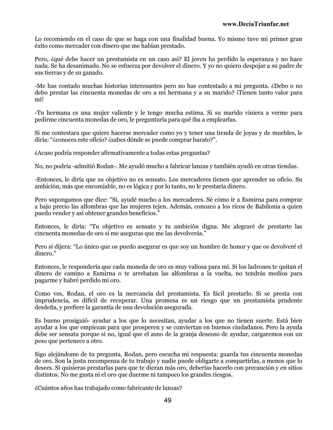 George S.
Clason
El hombre
Más rico de
Babilonia
www.DecidaTriunfar.net
G-libro
¡Regala
este
e-libro!
Enviało por
email a amigos,
filiares,