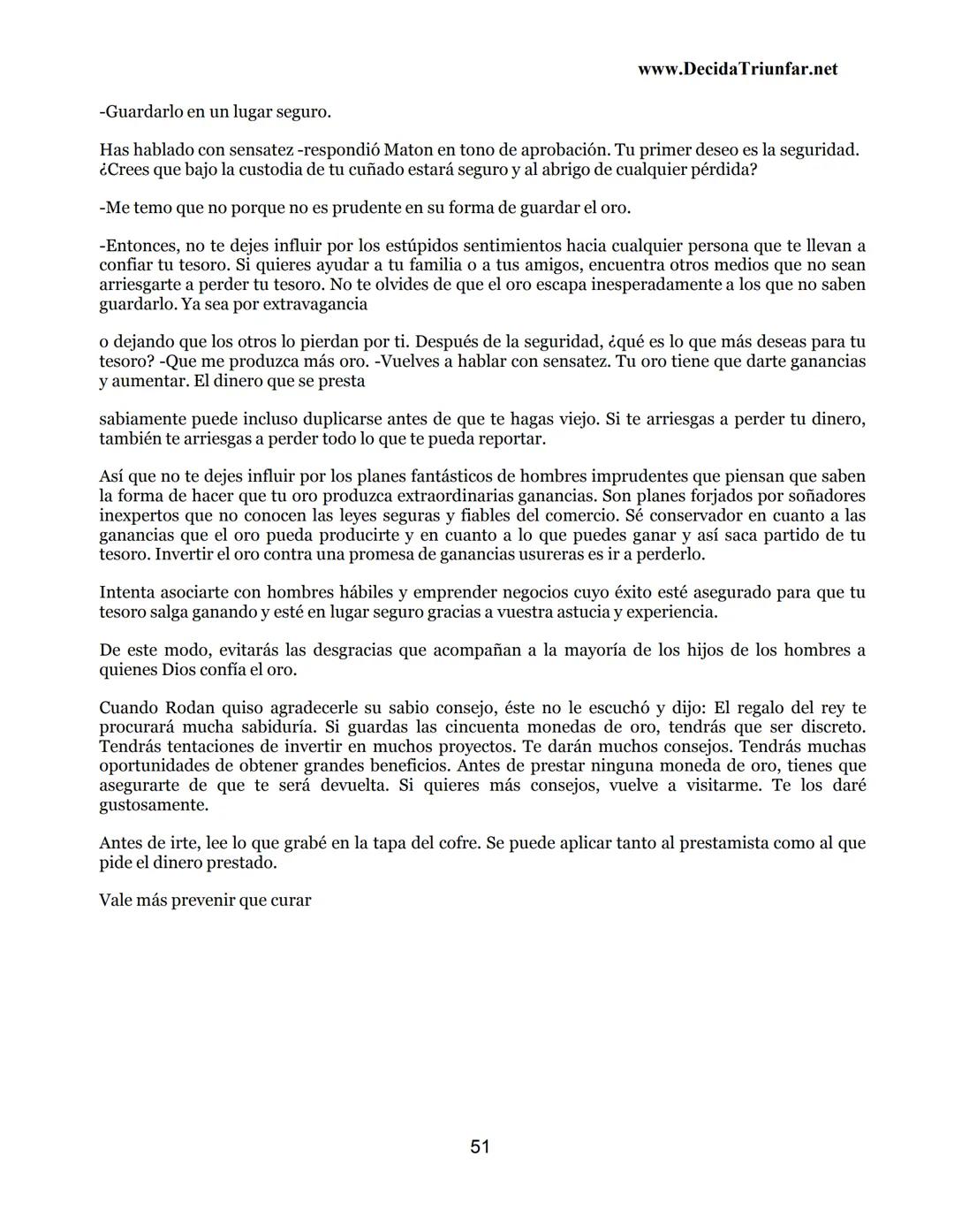 George S.
Clason
El hombre
Más rico de
Babilonia
www.DecidaTriunfar.net
G-libro
¡Regala
este
e-libro!
Enviało por
email a amigos,
filiares,