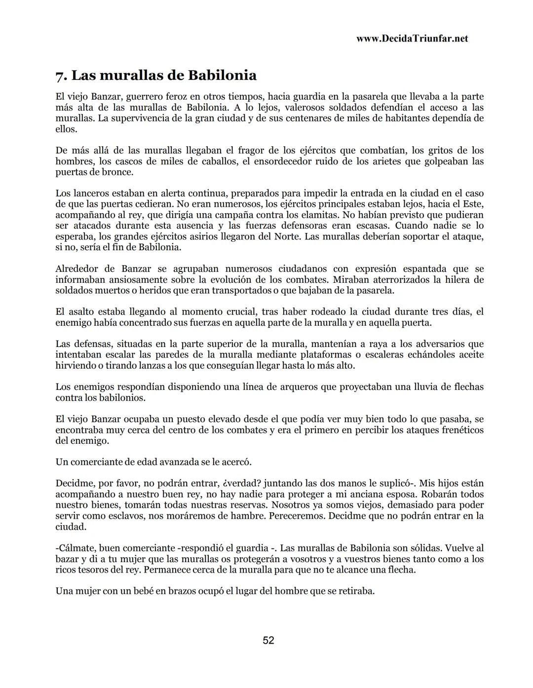 George S.
Clason
El hombre
Más rico de
Babilonia
www.DecidaTriunfar.net
G-libro
¡Regala
este
e-libro!
Enviało por
email a amigos,
filiares,