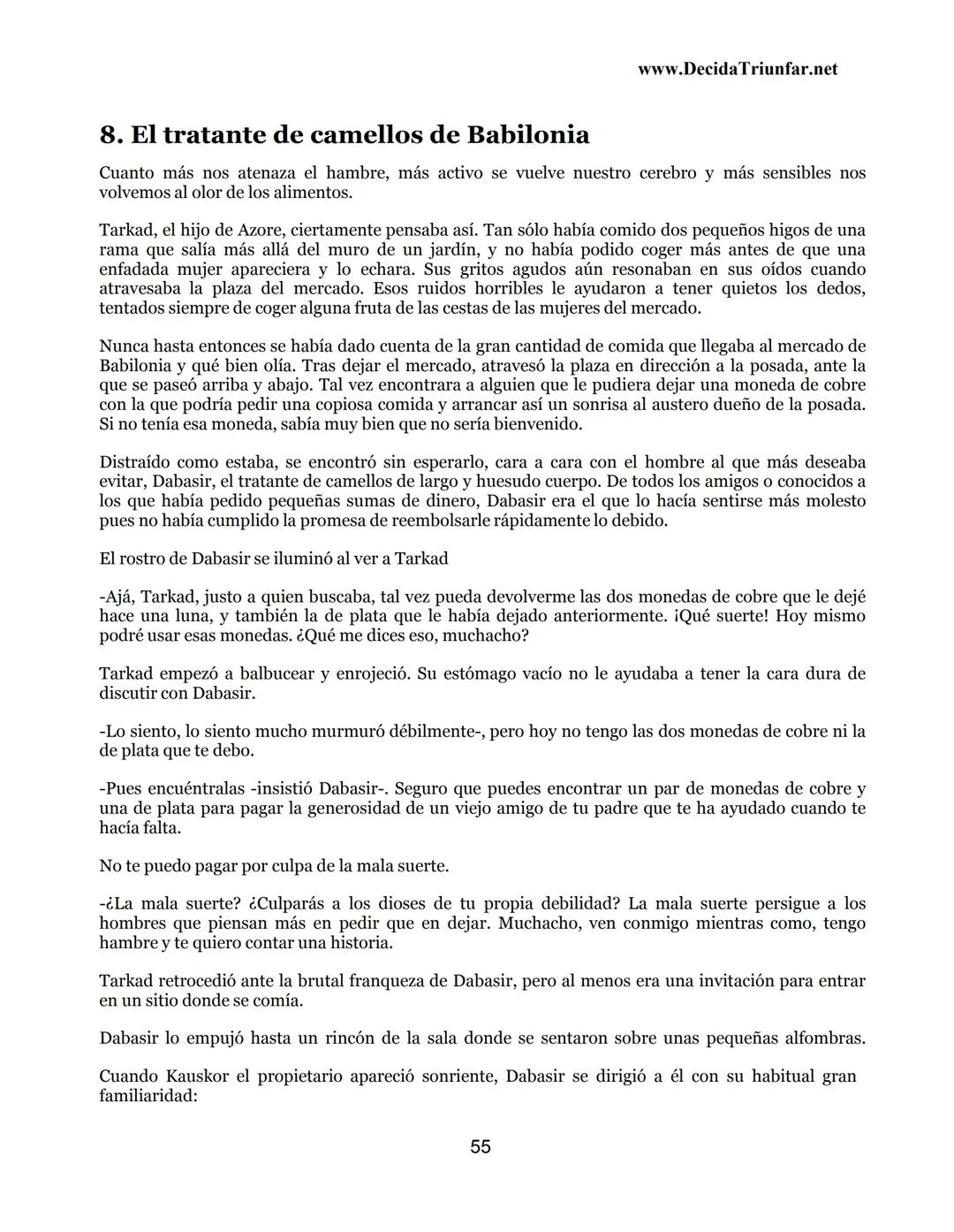 George S.
Clason
El hombre
Más rico de
Babilonia
www.DecidaTriunfar.net
G-libro
¡Regala
este
e-libro!
Enviało por
email a amigos,
filiares,