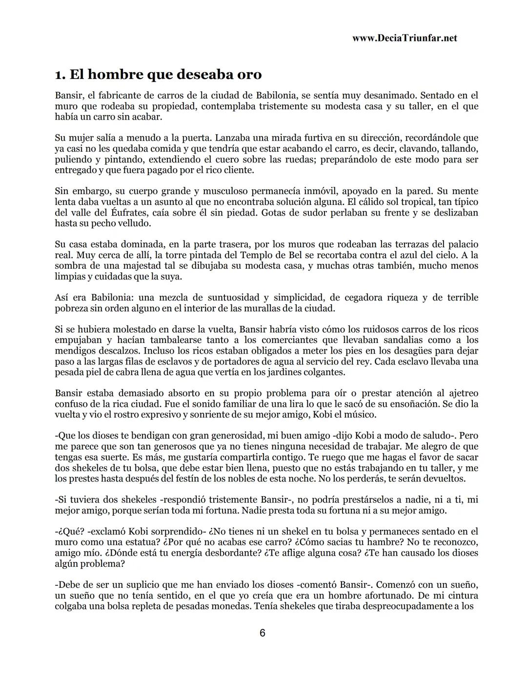 George S.
Clason
El hombre
Más rico de
Babilonia
www.DecidaTriunfar.net
G-libro
¡Regala
este
e-libro!
Enviało por
email a amigos,
filiares,