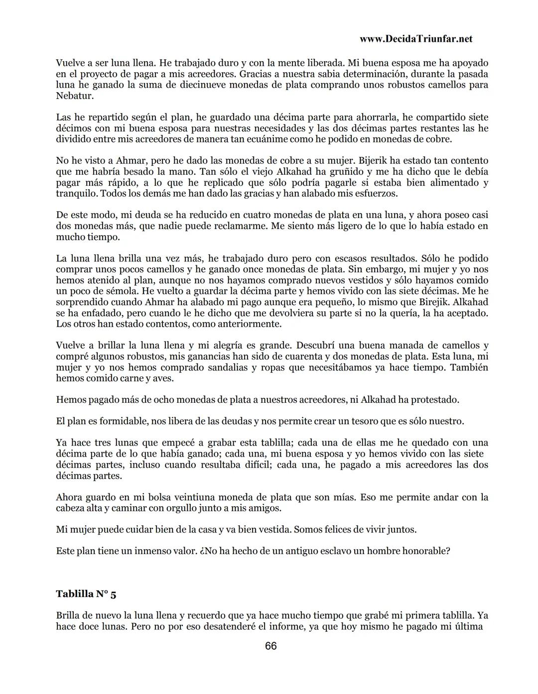 George S.
Clason
El hombre
Más rico de
Babilonia
www.DecidaTriunfar.net
G-libro
¡Regala
este
e-libro!
Enviało por
email a amigos,
filiares,