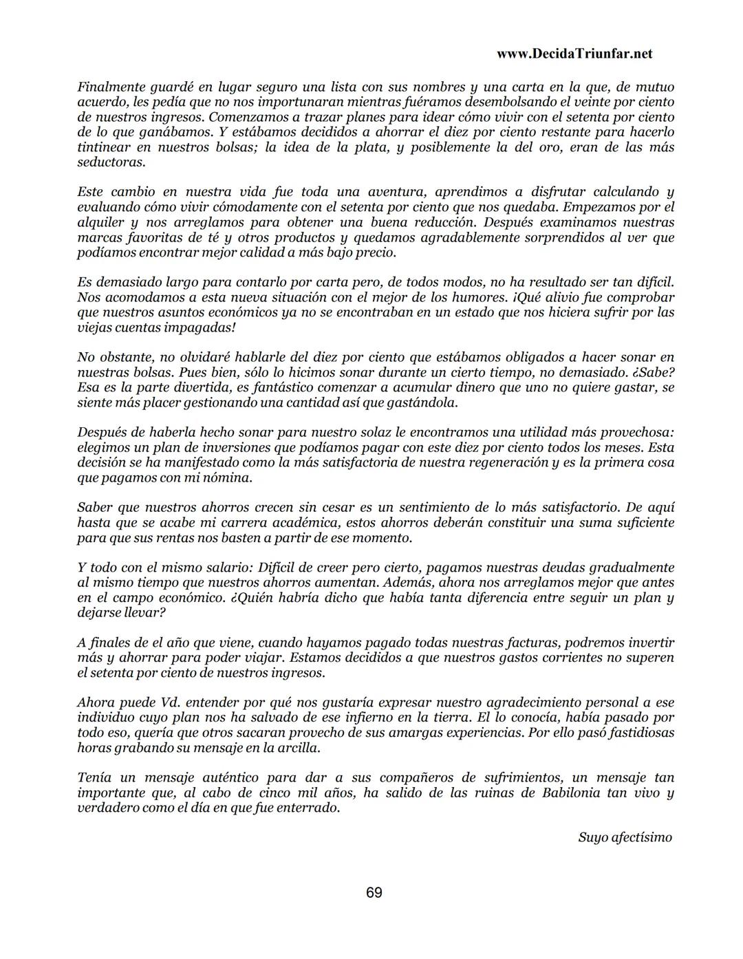 George S.
Clason
El hombre
Más rico de
Babilonia
www.DecidaTriunfar.net
G-libro
¡Regala
este
e-libro!
Enviało por
email a amigos,
filiares,