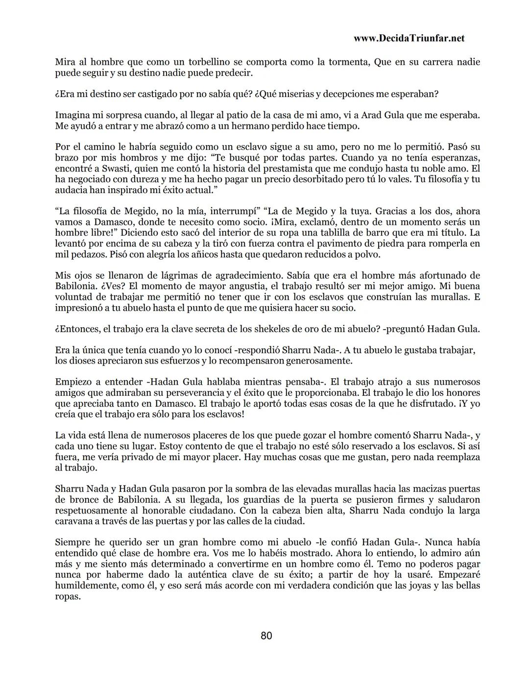 George S.
Clason
El hombre
Más rico de
Babilonia
www.DecidaTriunfar.net
G-libro
¡Regala
este
e-libro!
Enviało por
email a amigos,
filiares,