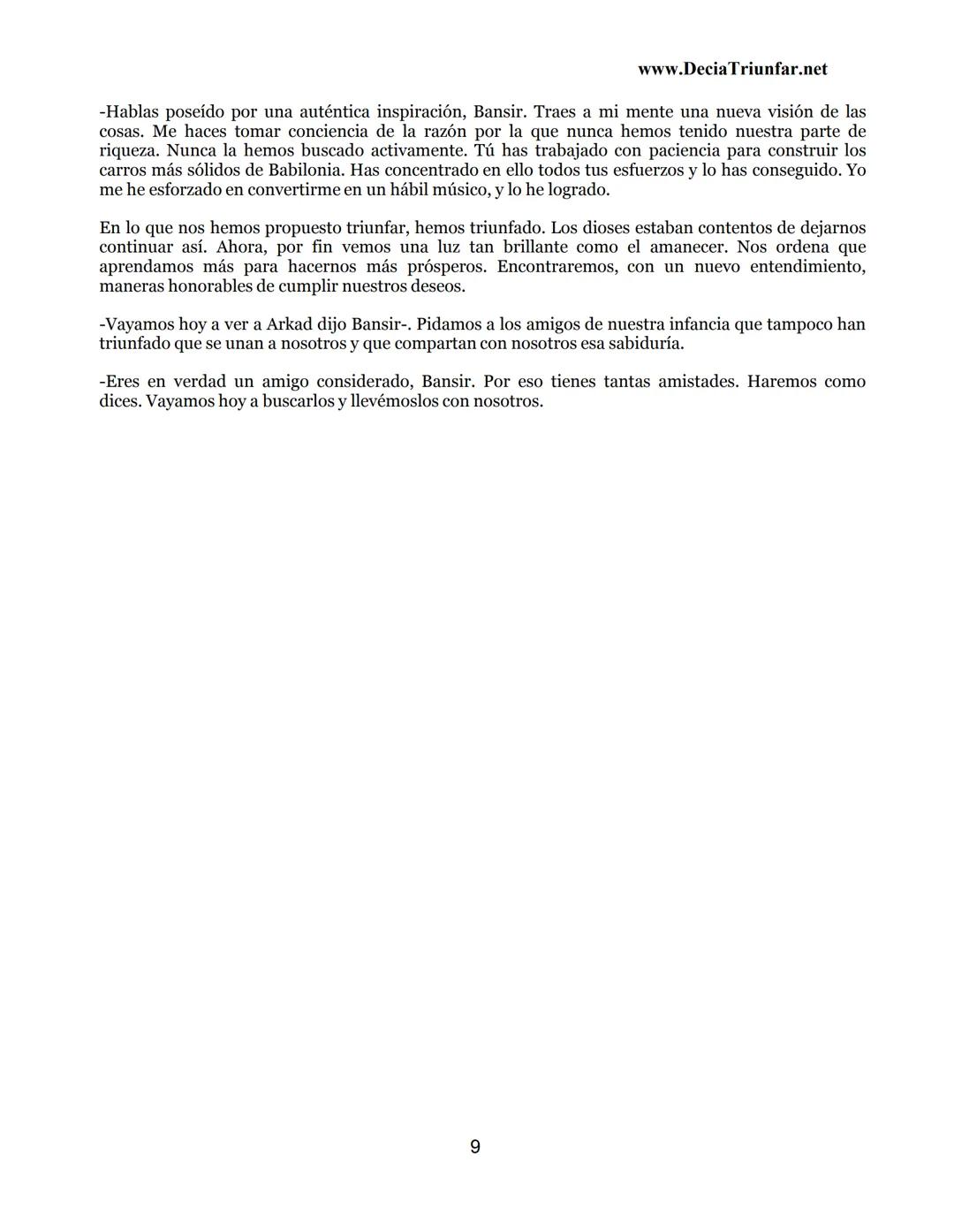 George S.
Clason
El hombre
Más rico de
Babilonia
www.DecidaTriunfar.net
G-libro
¡Regala
este
e-libro!
Enviało por
email a amigos,
filiares,