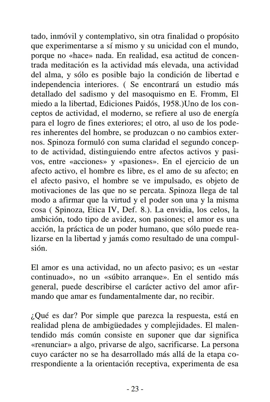 ## El Arte
## de Amar
### ERICH
### FROMM EL ARTE DE AMAR
Erich Fromm
PREFACIO
La lectura de este libro defraudará a quien espere fáciles e