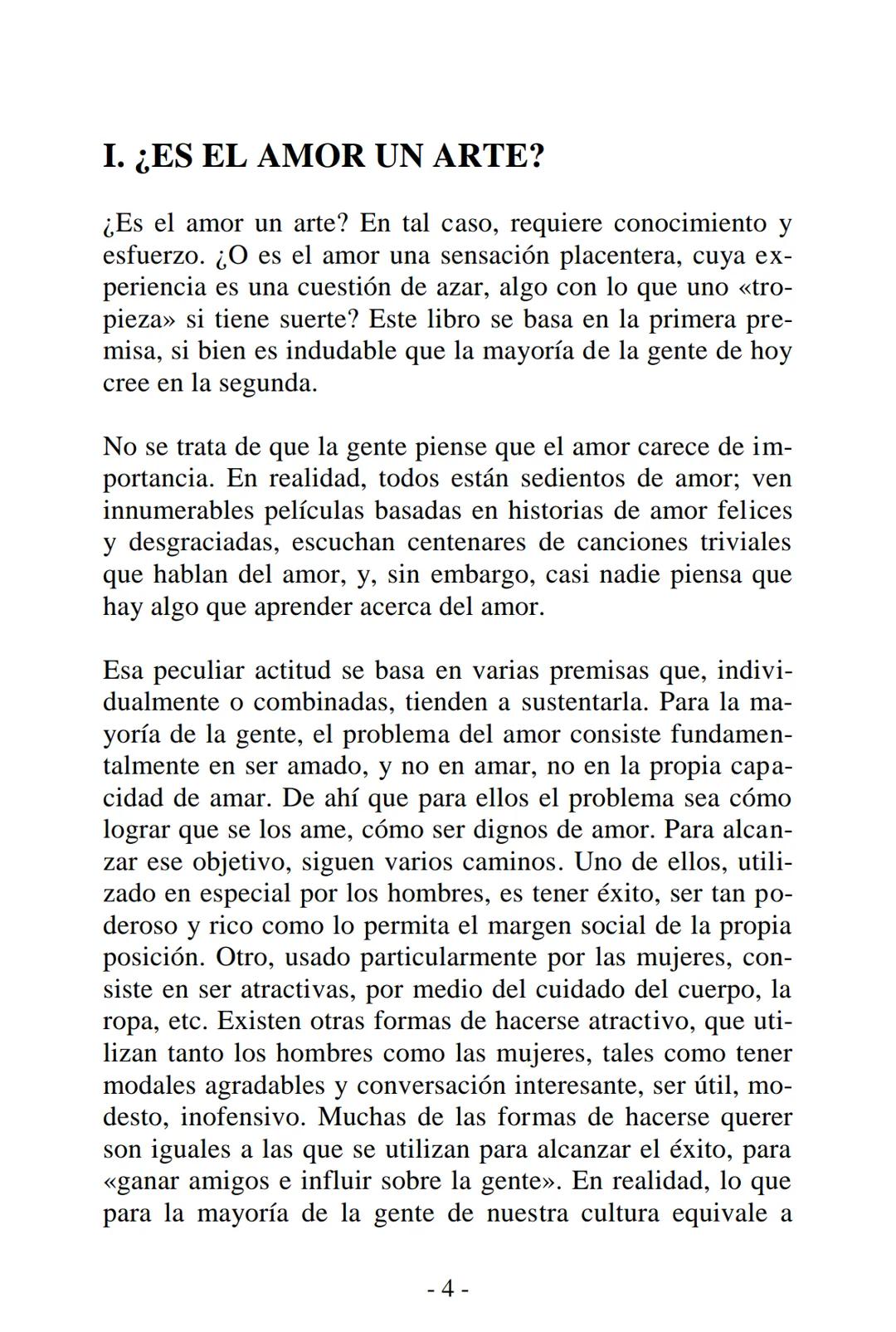 ## El Arte
## de Amar
### ERICH
### FROMM EL ARTE DE AMAR
Erich Fromm
PREFACIO
La lectura de este libro defraudará a quien espere fáciles e