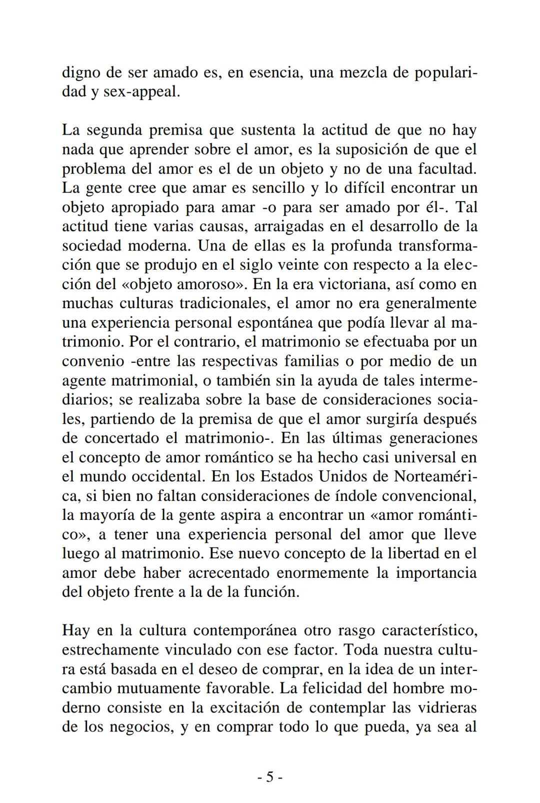 ## El Arte
## de Amar
### ERICH
### FROMM EL ARTE DE AMAR
Erich Fromm
PREFACIO
La lectura de este libro defraudará a quien espere fáciles e