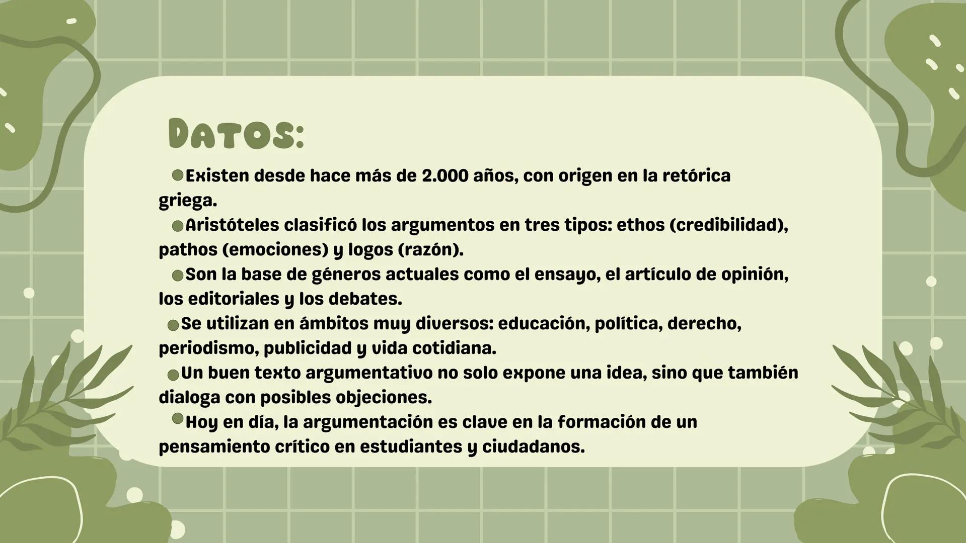 ## EL TEXTO
## ARGUMENTATIVO
Karen Codina - Violeta Barrera. INDICE
• introducción.
• ¿Qué es?.
• Origen.
• Características.
• Datos
• Con