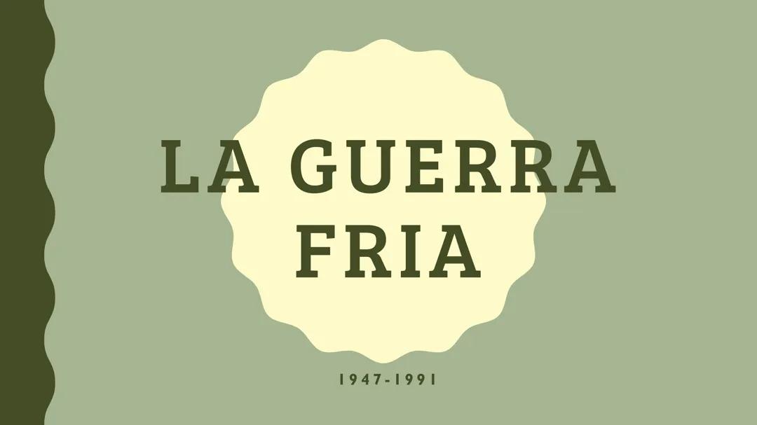 La guerra fría