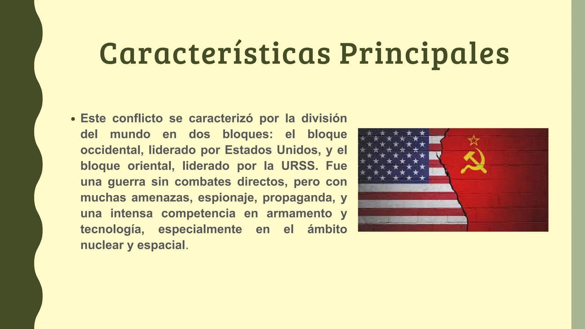 LA GUERRA
Fria
1947-1991 PRESENTADO POR:
• YEIMI SOFIA ARIZA REGINO
• 9°6
• ESCUELA NORMAL SUPERIOR LACIDES IRIARTE ## INTRODUCCION
• La Gu