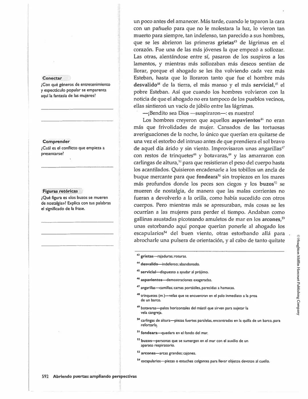 --- OCR Start ---
Gabriel García Márquez ►
El ahogado más
hermoso del mundo
GABRIEL GARCÍA MÁRQUEZ
En «El ahogado más hermoso del mundo» (19