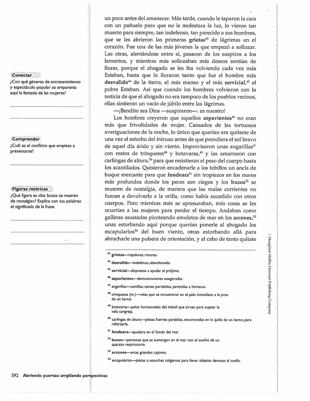 --- OCR Start ---
Gabriel García Márquez ►
El ahogado más
hermoso del mundo
GABRIEL GARCÍA MÁRQUEZ
En «El ahogado más hermoso del mundo» (19