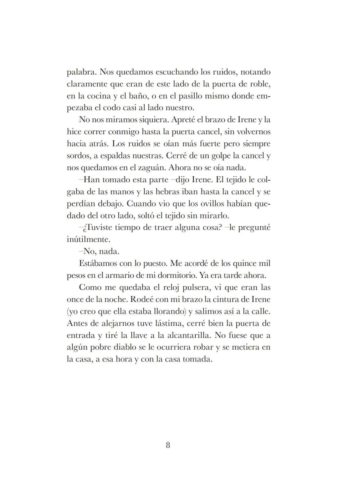 # CORTÁZAR 100 AÑOS
CASA TOMADA
en Bestiario
Ministerio de
Educación
Presidencia de la Nación Colección: Cortázar: 100 años
Fotografía: