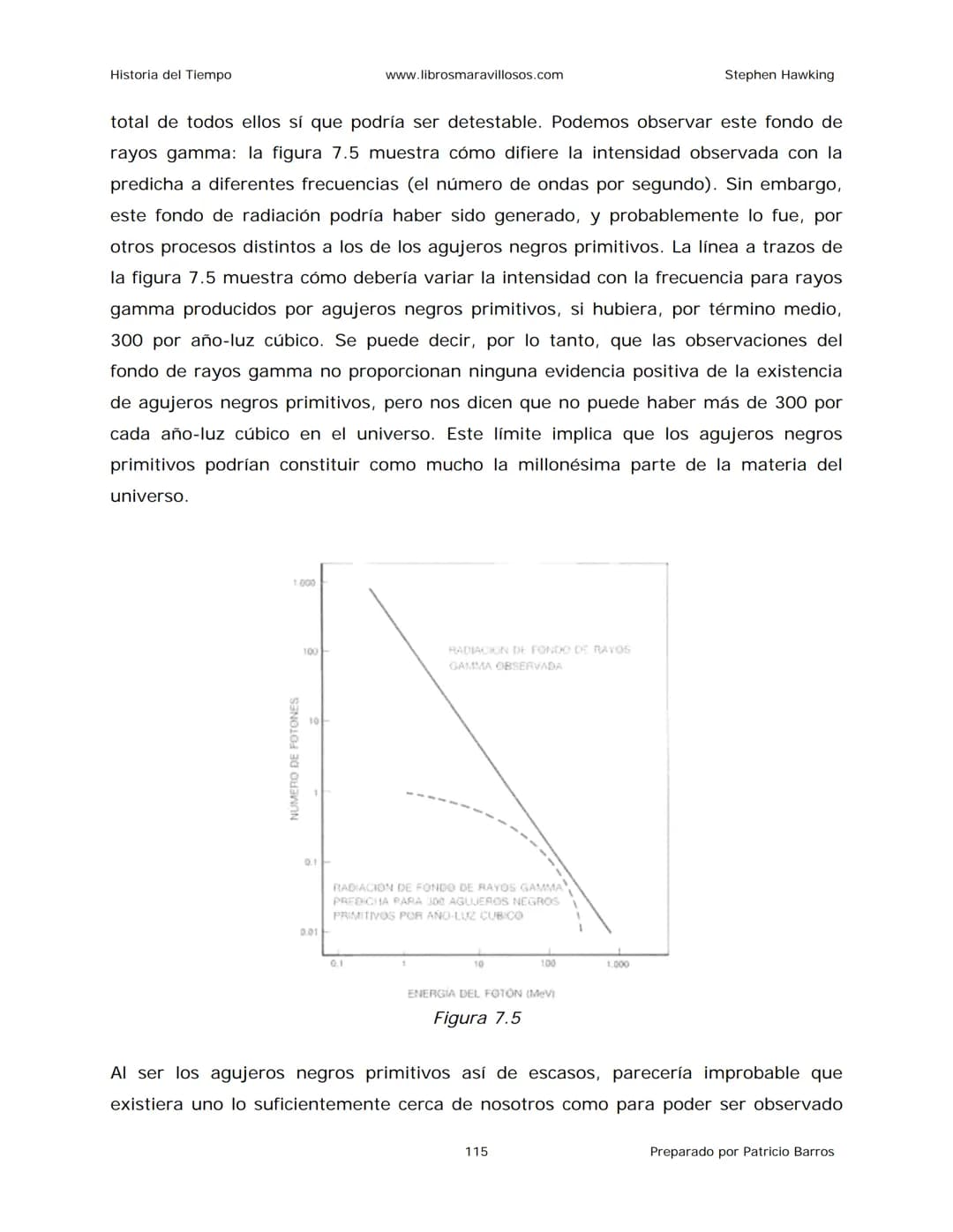 Historia del Tiempo
www.librosmaravillosos.com
Stephen Hawking
Stephen W. Hawking
HISTORIA
DEL TIEMPO
Del big bang a los agujeros negro