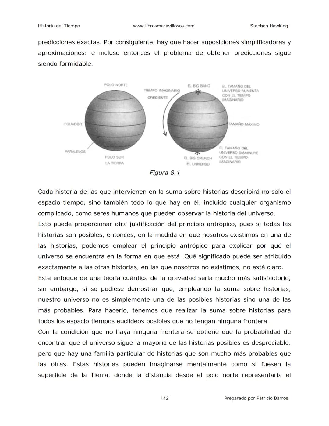 Historia del Tiempo
www.librosmaravillosos.com
Stephen Hawking
Stephen W. Hawking
HISTORIA
DEL TIEMPO
Del big bang a los agujeros negro