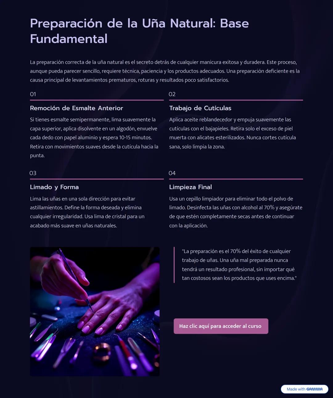 Guía Básica para Hacer Uñas desde Cero:
Aprende Paso a Paso
Descubre el fascinante mundo del nail art y aprende a crear uñas perfectas desd