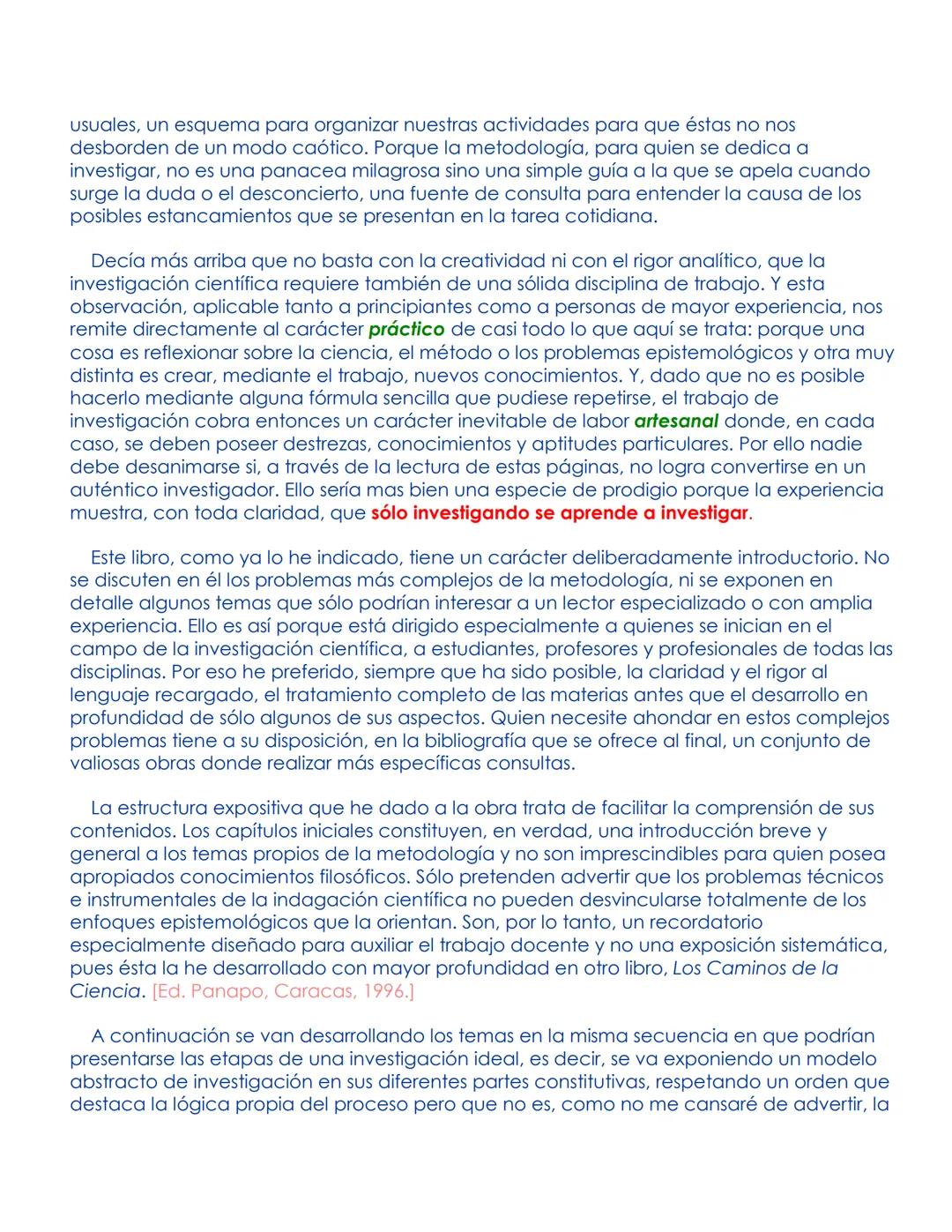 # EL PROCESO DE INVESTIGACION
Carlos Sabino
Ed. Panapo, Caracas, 1992, 216 págs.
Publicado también por Ed. Panamericana, Bogotá, y Ed. Lu