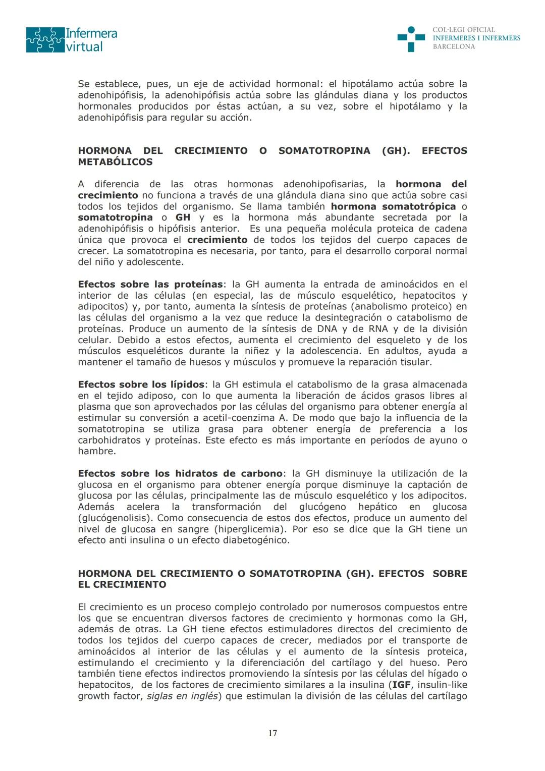 ५५
Infermera
virtual
DOCUMENTO ORIGINAL DE LA AUTORA
SISTEMA ENDOCRINO
• ENDOCRINOLOGÍA. GENERALIDADES
Concepto de glándula endocrina y d