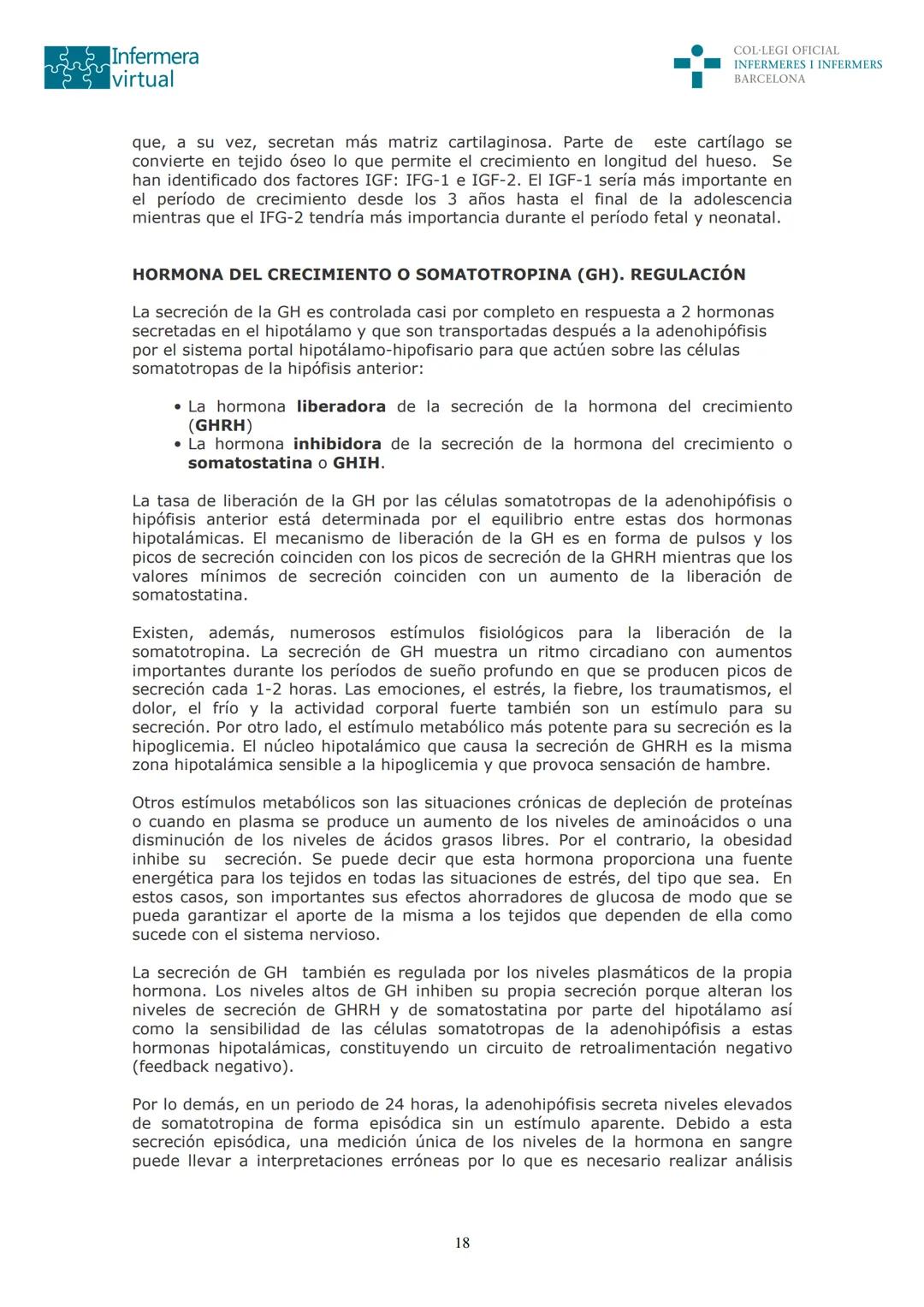 ५५
Infermera
virtual
DOCUMENTO ORIGINAL DE LA AUTORA
SISTEMA ENDOCRINO
• ENDOCRINOLOGÍA. GENERALIDADES
Concepto de glándula endocrina y d