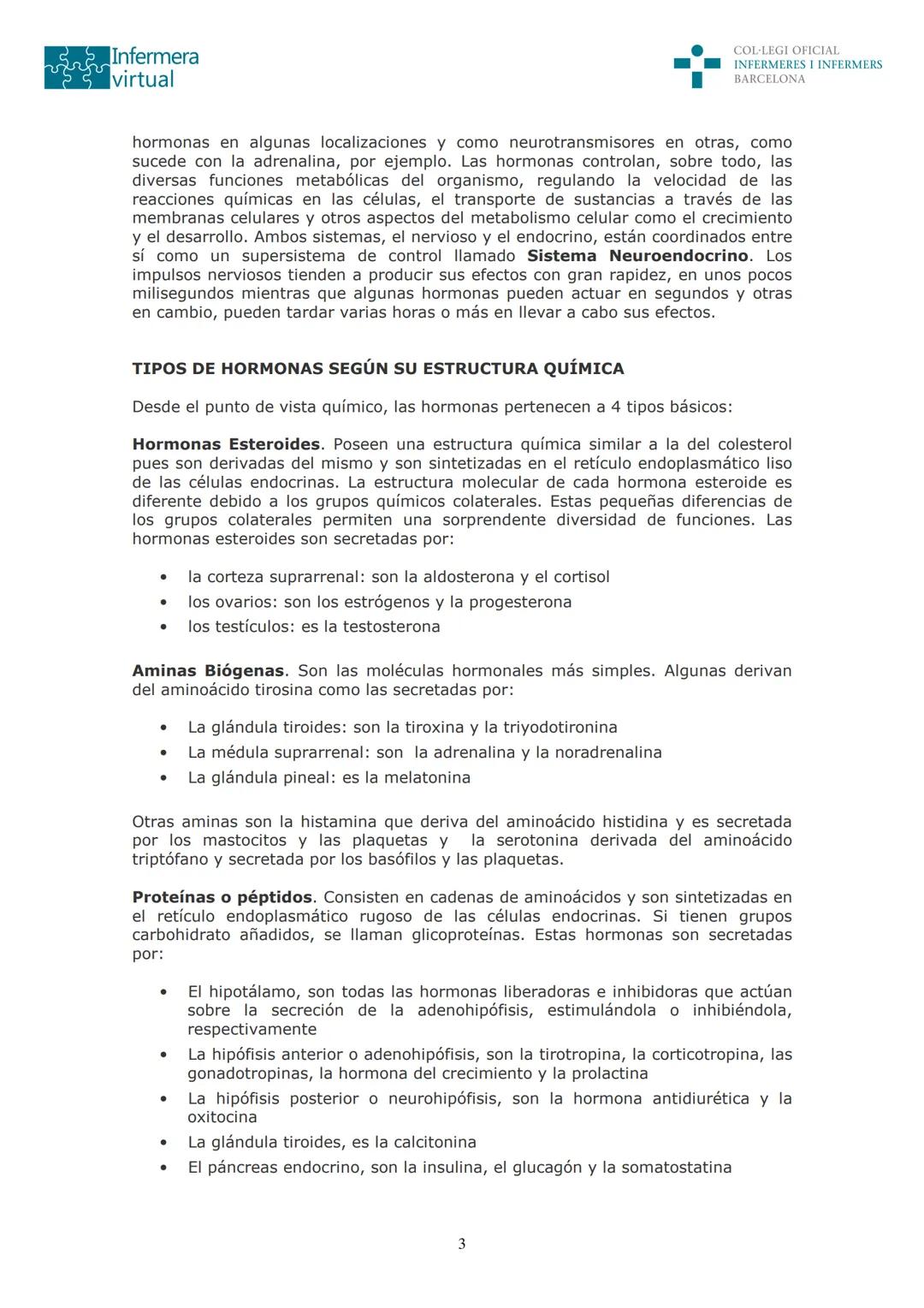 ५५
Infermera
virtual
DOCUMENTO ORIGINAL DE LA AUTORA
SISTEMA ENDOCRINO
• ENDOCRINOLOGÍA. GENERALIDADES
Concepto de glándula endocrina y d