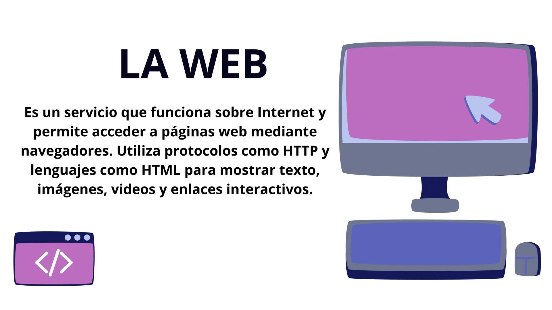 # DIFERENCIAS ENTRE EL
# INTRNET Y LA WEB
JOSELIS IBAÑEZ
ANAHY RUMBO # EL INTERNET
Es una red mundial de computadoras interconectadas que