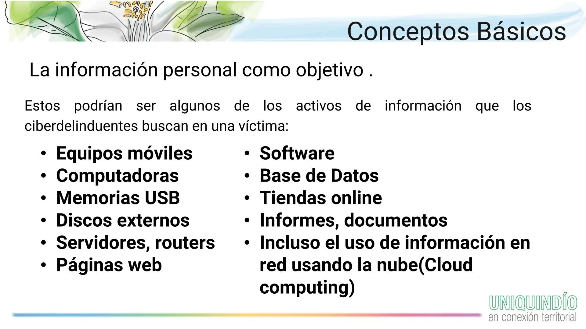 UNIVERSIDAD
DEL QUINDÍO
Res.MEN 014915- 02 AGO 2022
RENOVACIÓN ACREDITACIÓN
# Seguridad de la Información
Docente: Jaime Alberto Llano Cha