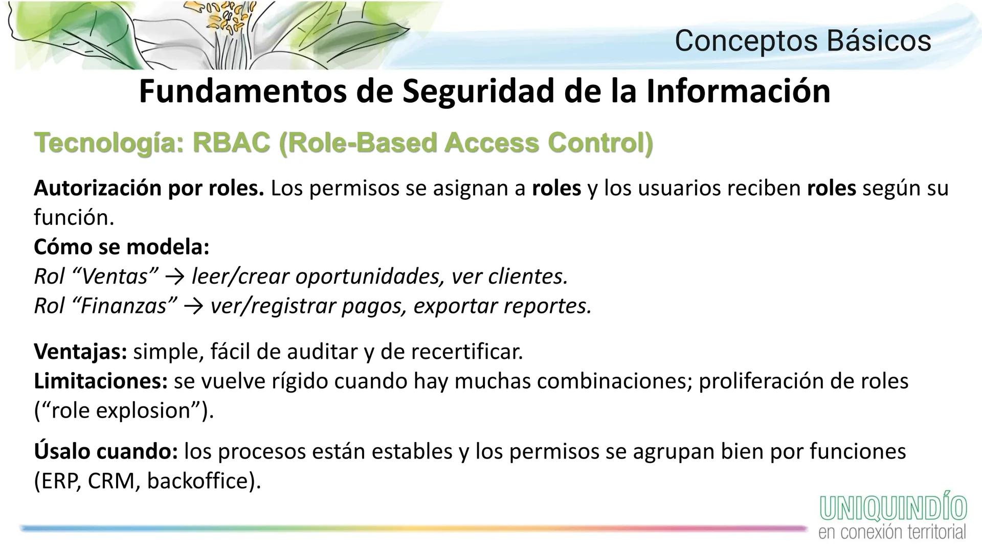 UNIVERSIDAD
DEL QUINDÍO
Res.MEN 014915- 02 AGO 2022
RENOVACIÓN ACREDITACIÓN
# Seguridad de la Información
Docente: Jaime Alberto Llano Cha
