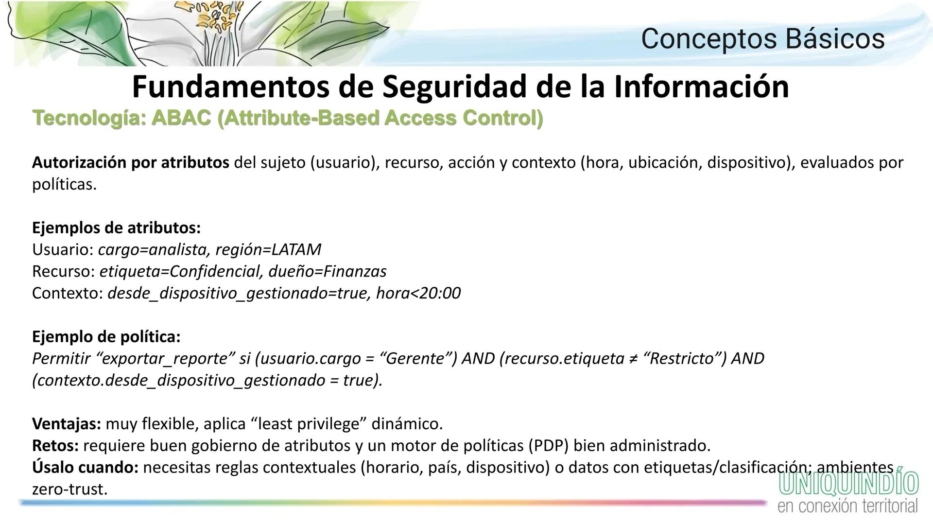 UNIVERSIDAD
DEL QUINDÍO
Res.MEN 014915- 02 AGO 2022
RENOVACIÓN ACREDITACIÓN
# Seguridad de la Información
Docente: Jaime Alberto Llano Cha