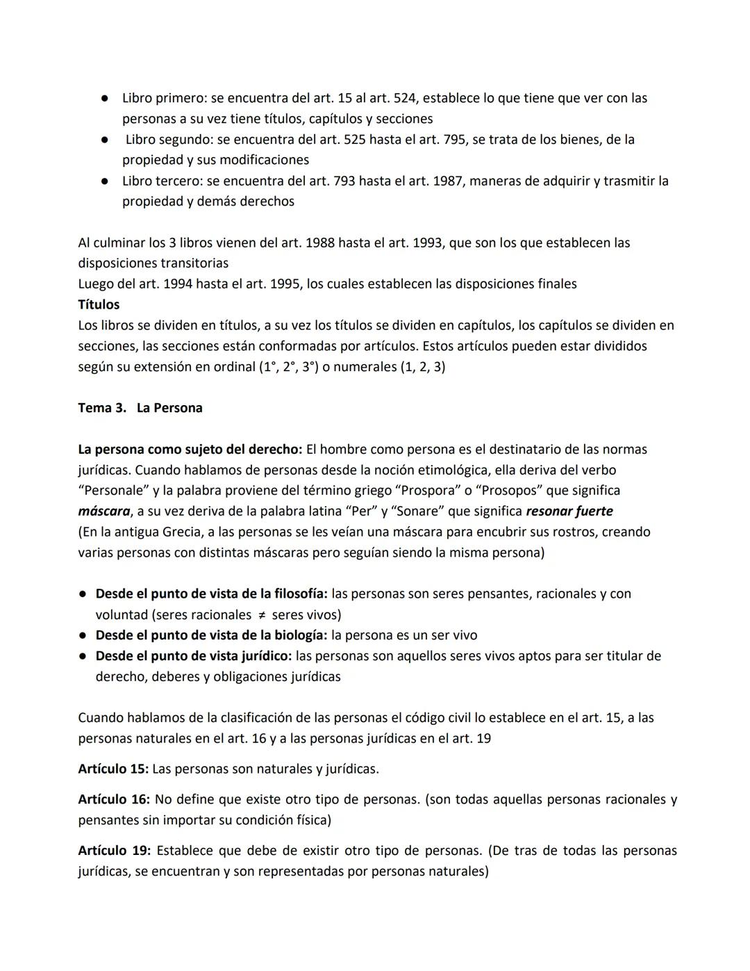 I Parcial
Derecho Civil I
TEMA 1: Nociones Introductorias
Acepciones del vocablo "Derecho"
Derecho según Olaso; "Un objeto cultural" 1er